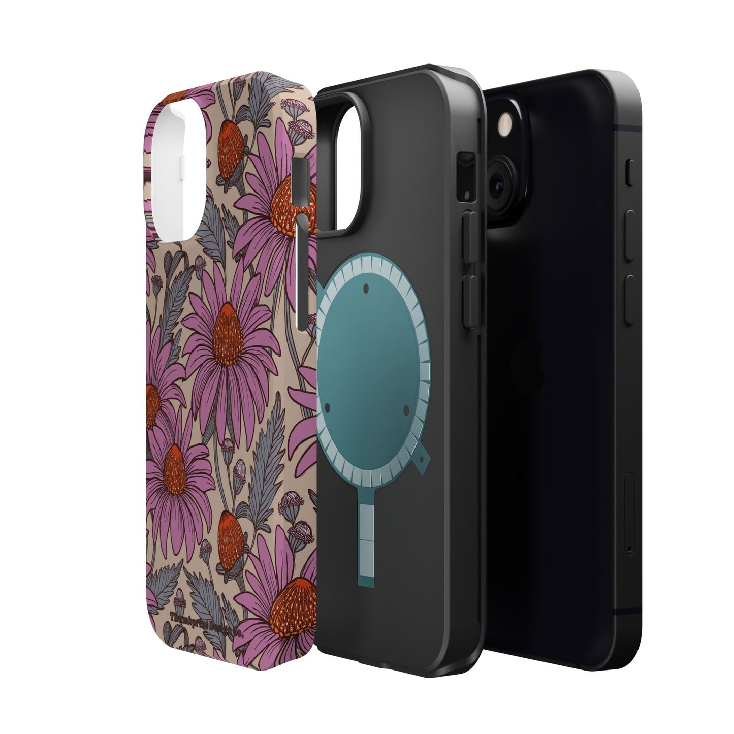 Purple Coneflower Party Magnetic Tough Cases