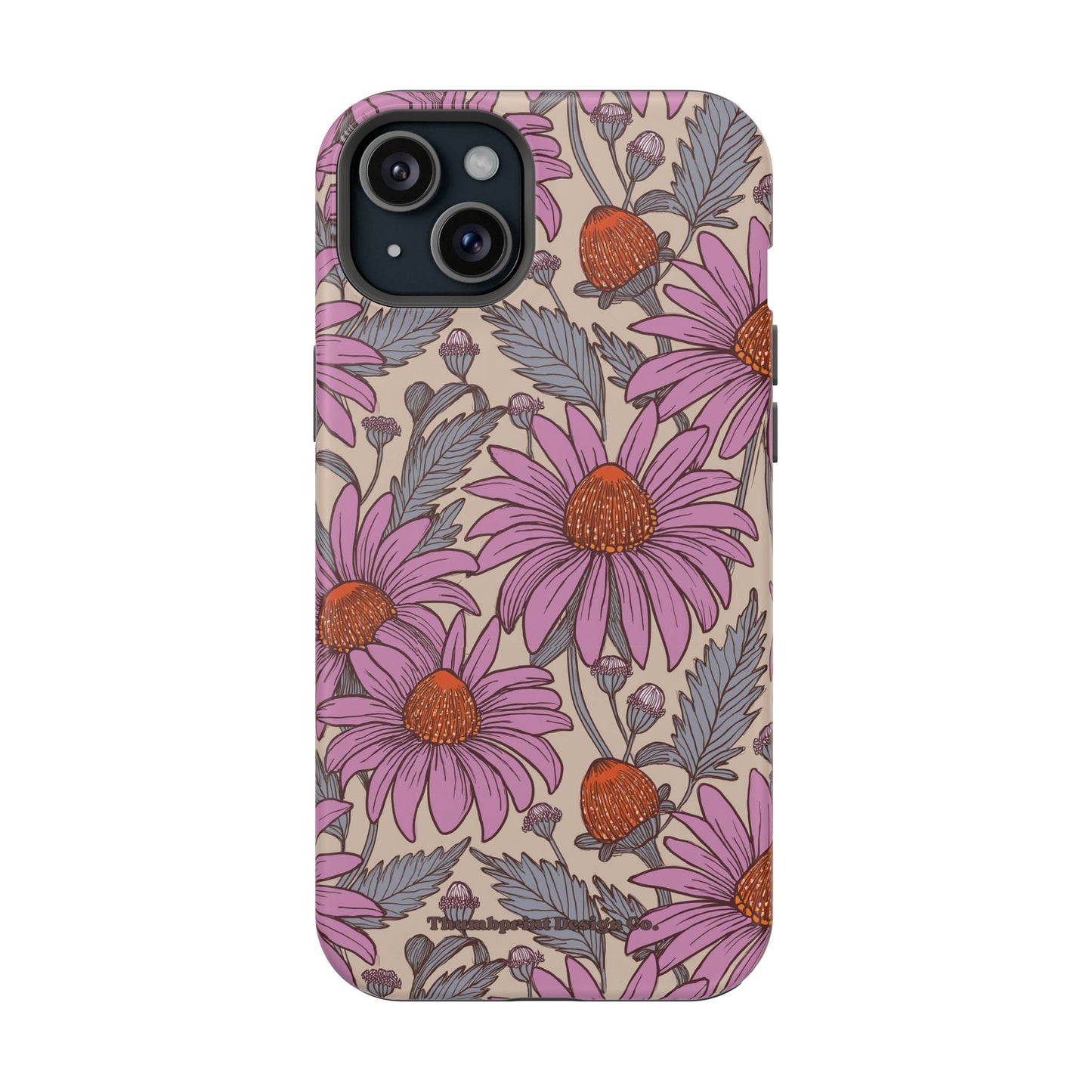 Purple Coneflower Party Magnetic Tough Cases