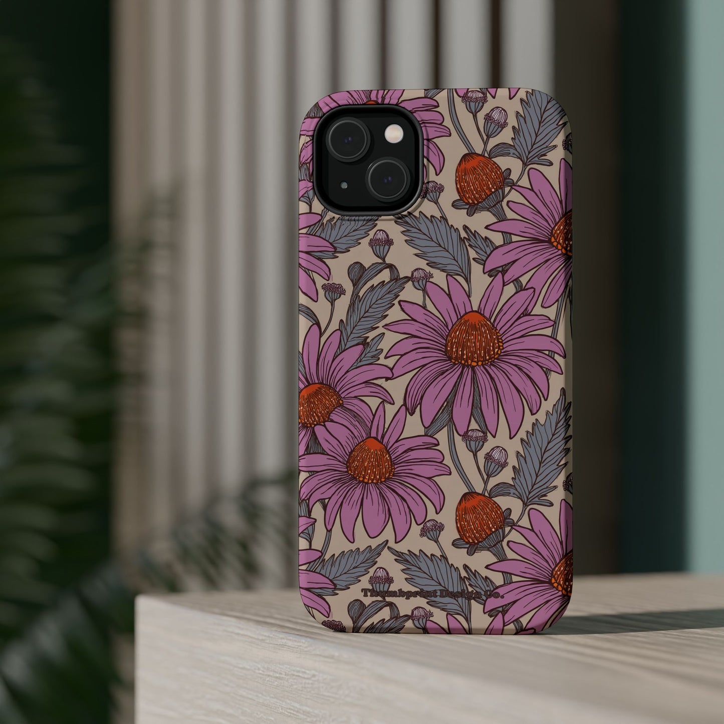 Purple Coneflower Party Magnetic Tough Cases
