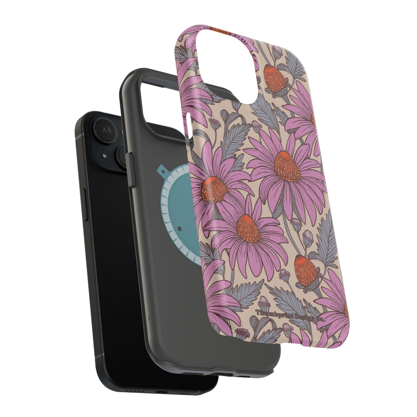 Purple Coneflower Party Magnetic Tough Cases