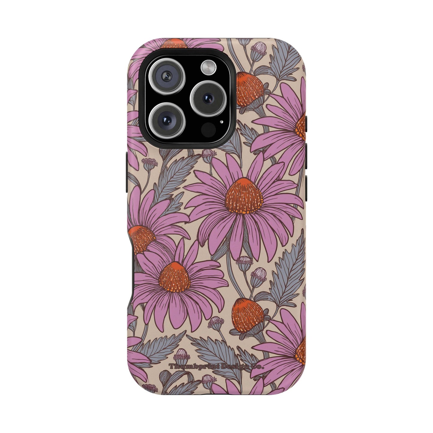 Purple Coneflower Party Magnetic Tough Cases