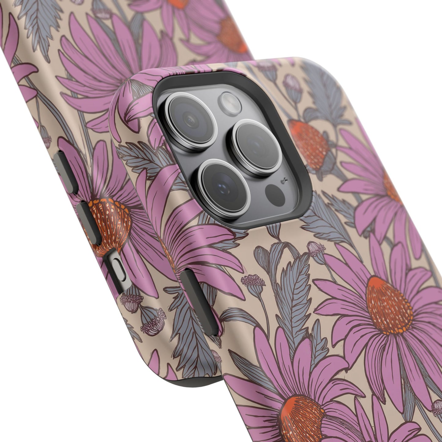 Purple Coneflower Party Magnetic Tough Cases