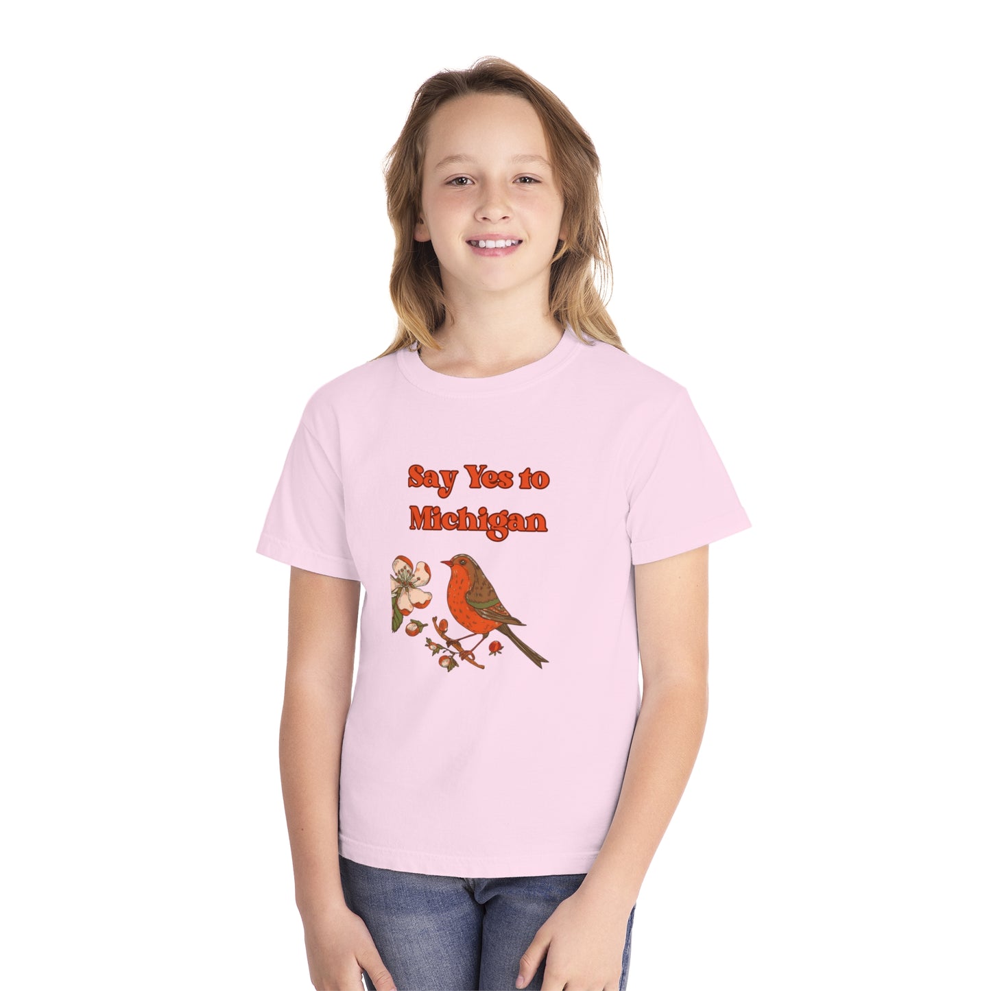 Youth-Say Yes to Michigan Mid-weight Tee