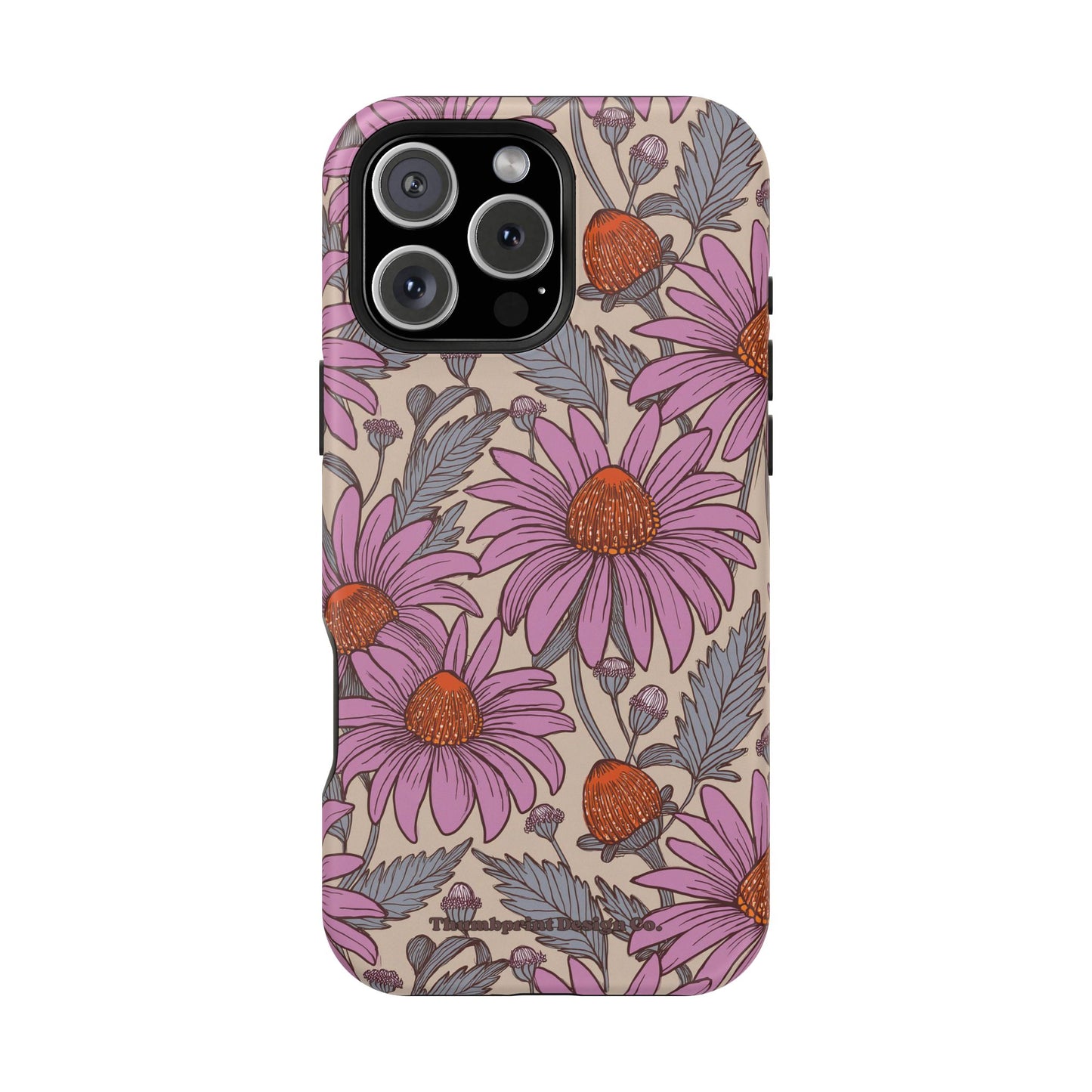 Purple Coneflower Party Magnetic Tough Cases