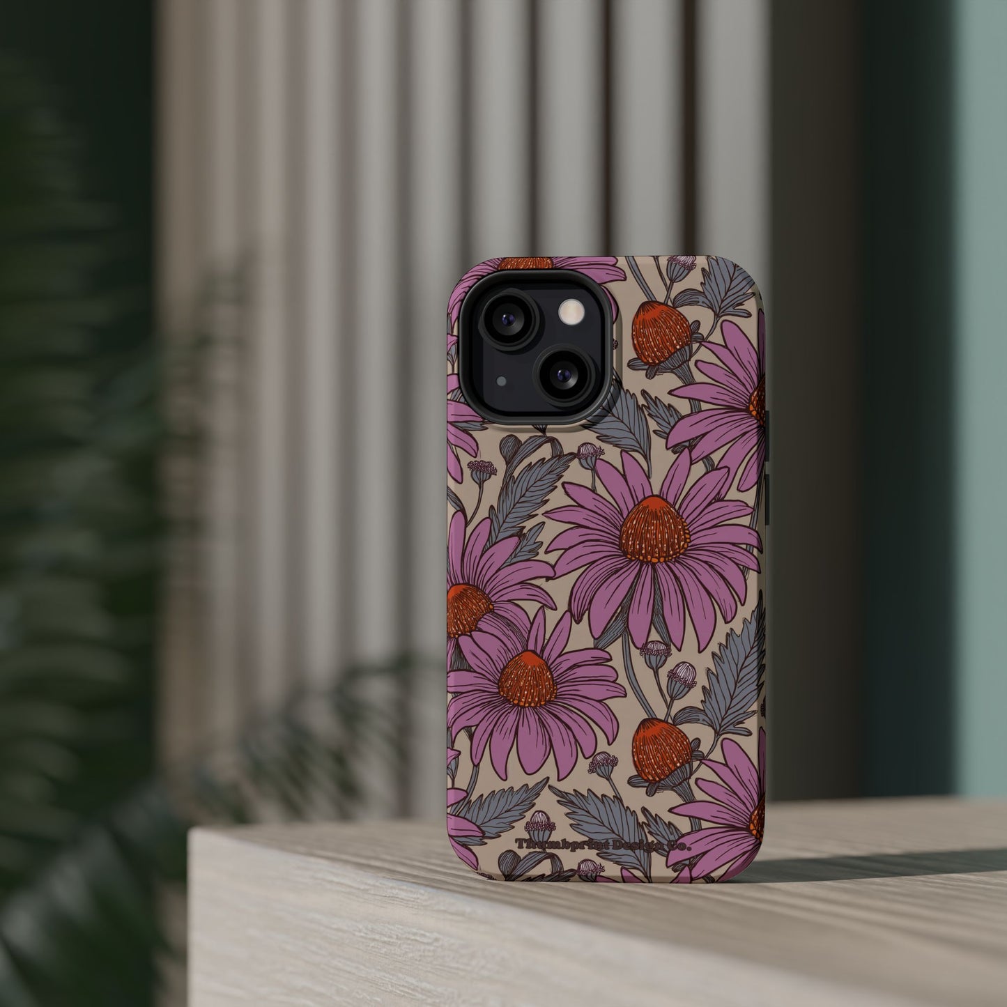 Purple Coneflower Party Magnetic Tough Cases