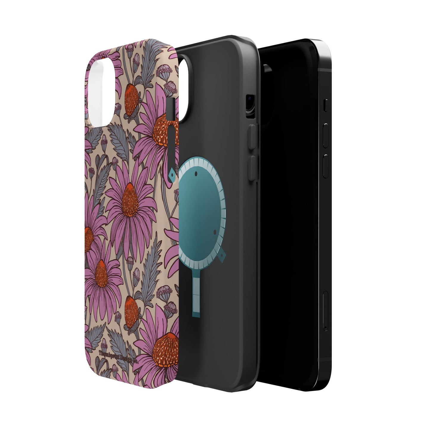 Purple Coneflower Party Magnetic Tough Cases