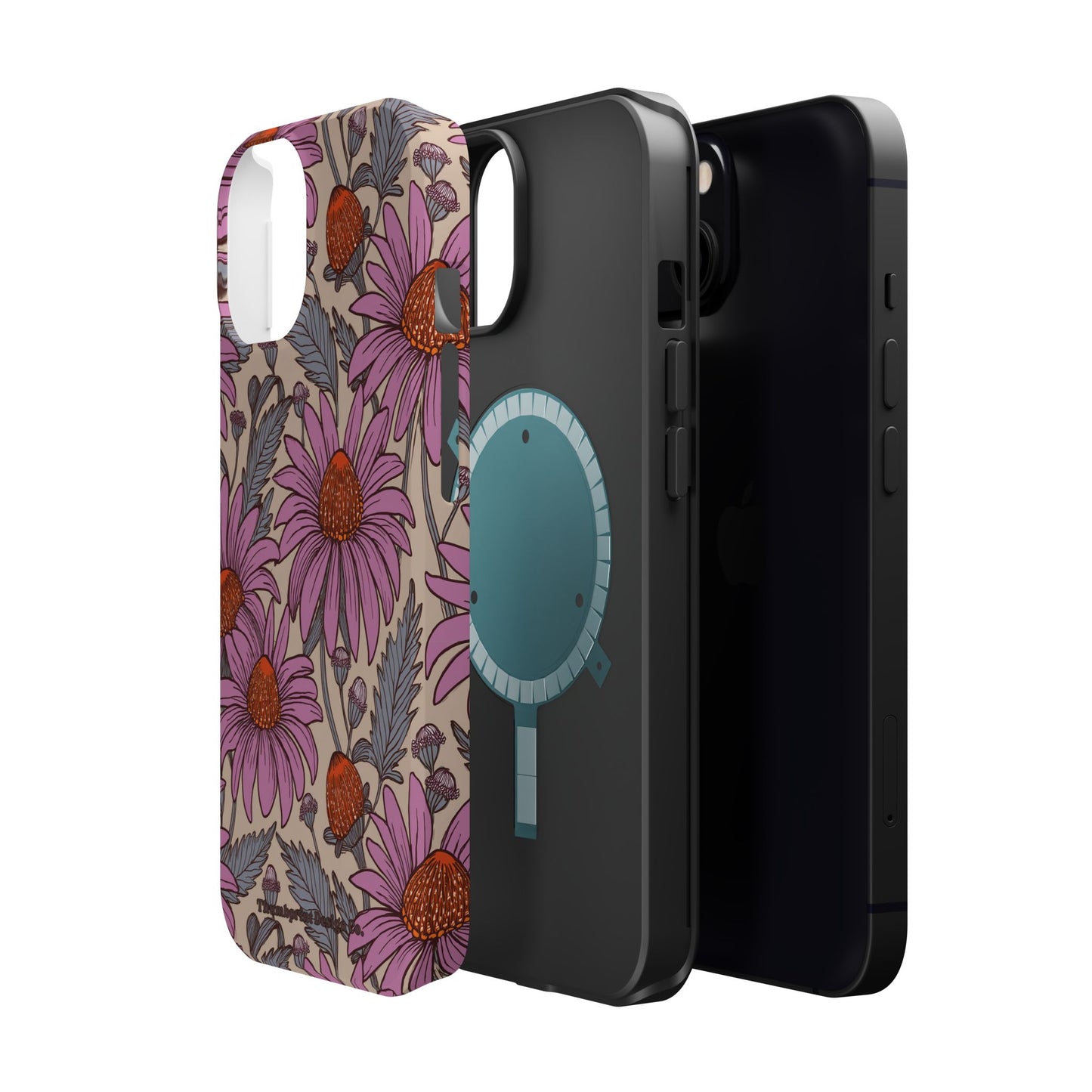 Purple Coneflower Party Magnetic Tough Cases