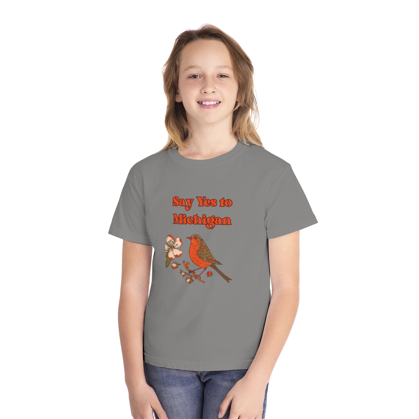Youth-Say Yes to Michigan Mid-weight Tee