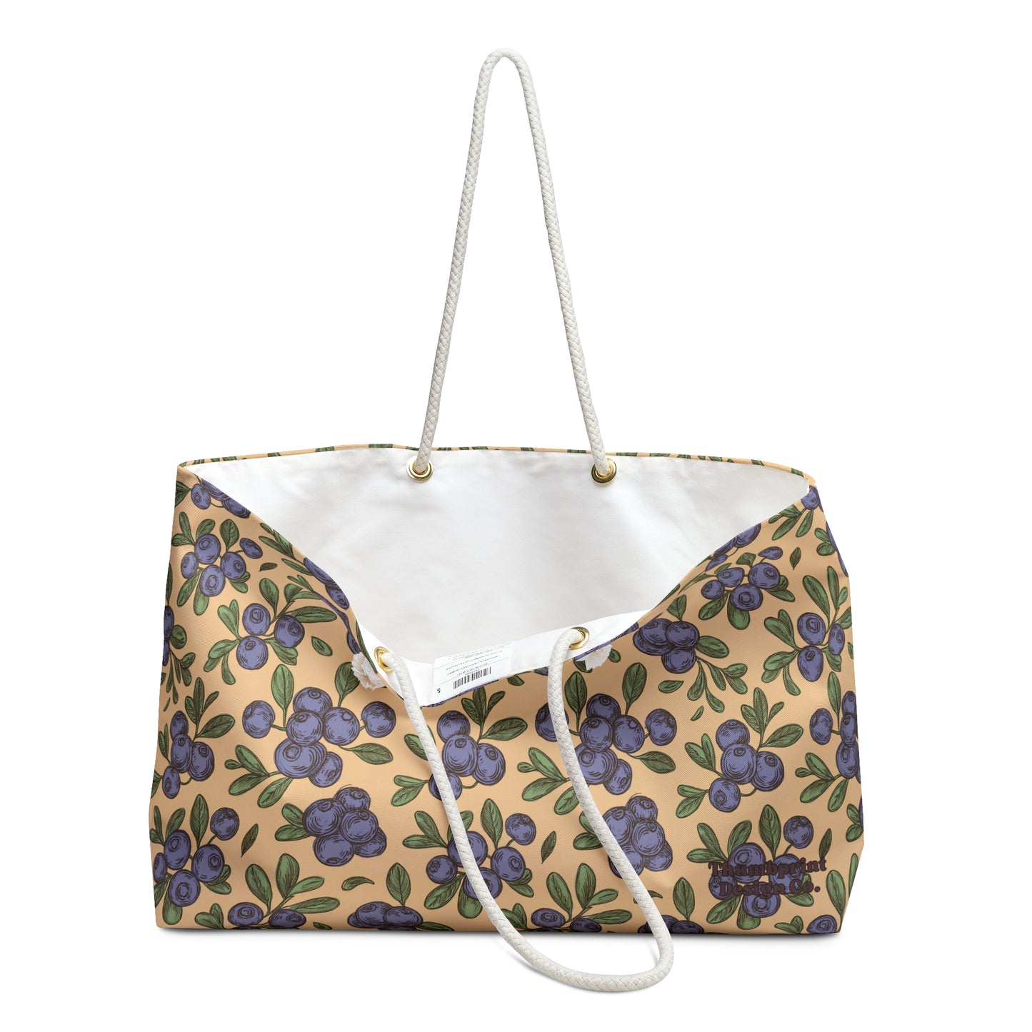 Michigan Blueberry Weekender Bag