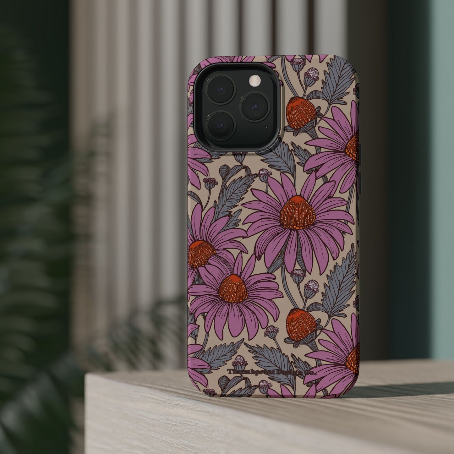 Purple Coneflower Party Magnetic Tough Cases