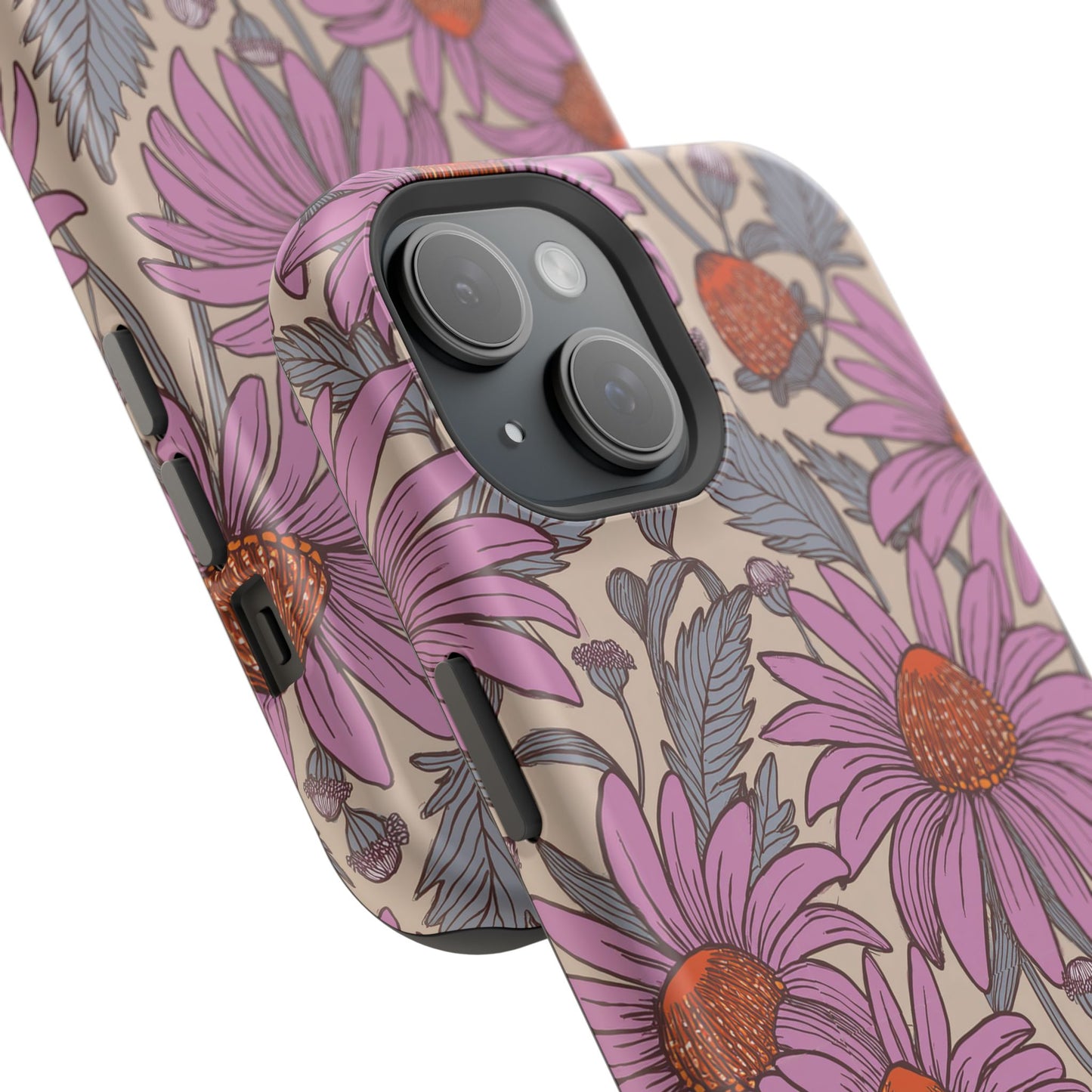 Purple Coneflower Party Magnetic Tough Cases