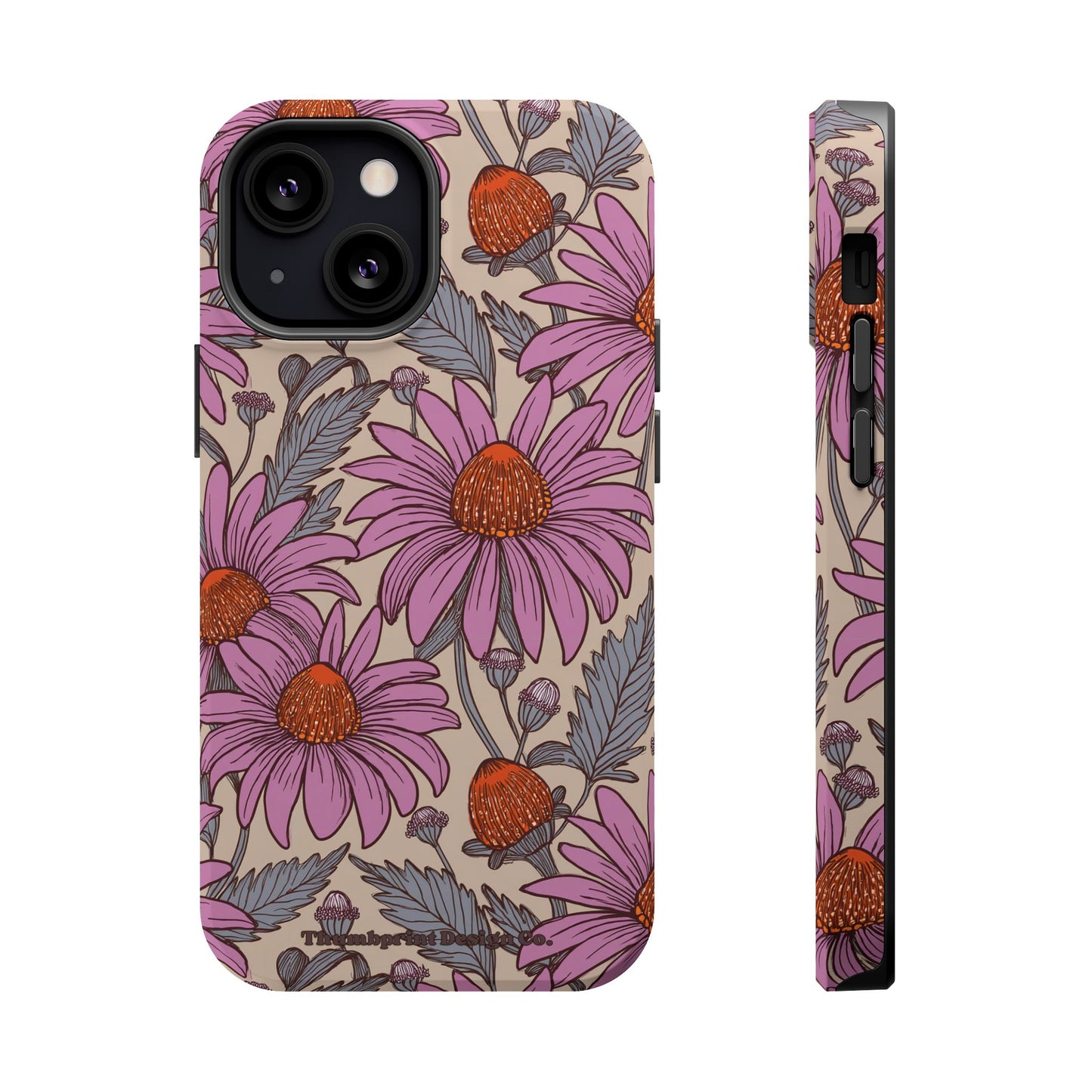 Purple Coneflower Party Magnetic Tough Cases