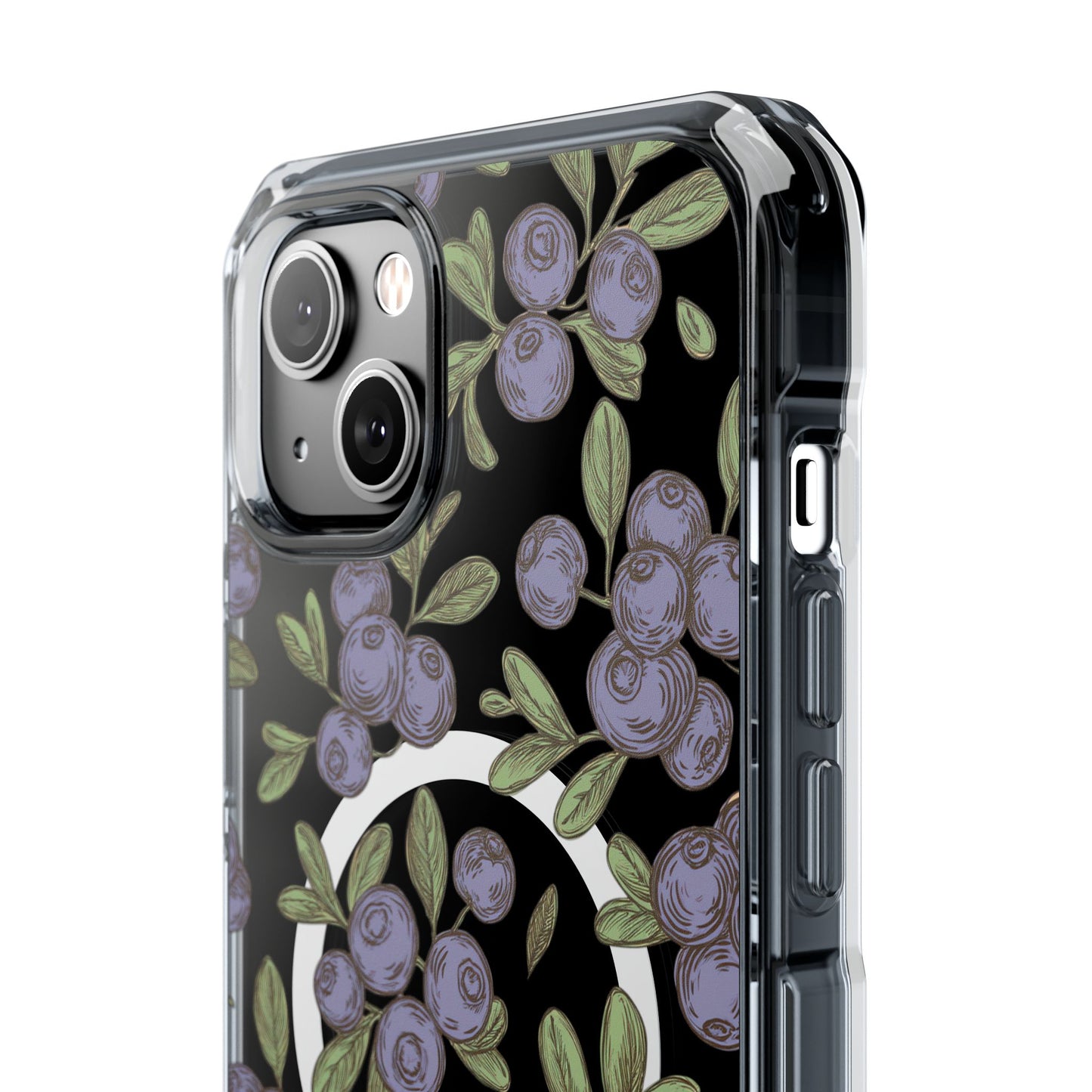 Michigan Blueberry Magnetic Clear Impact Cases