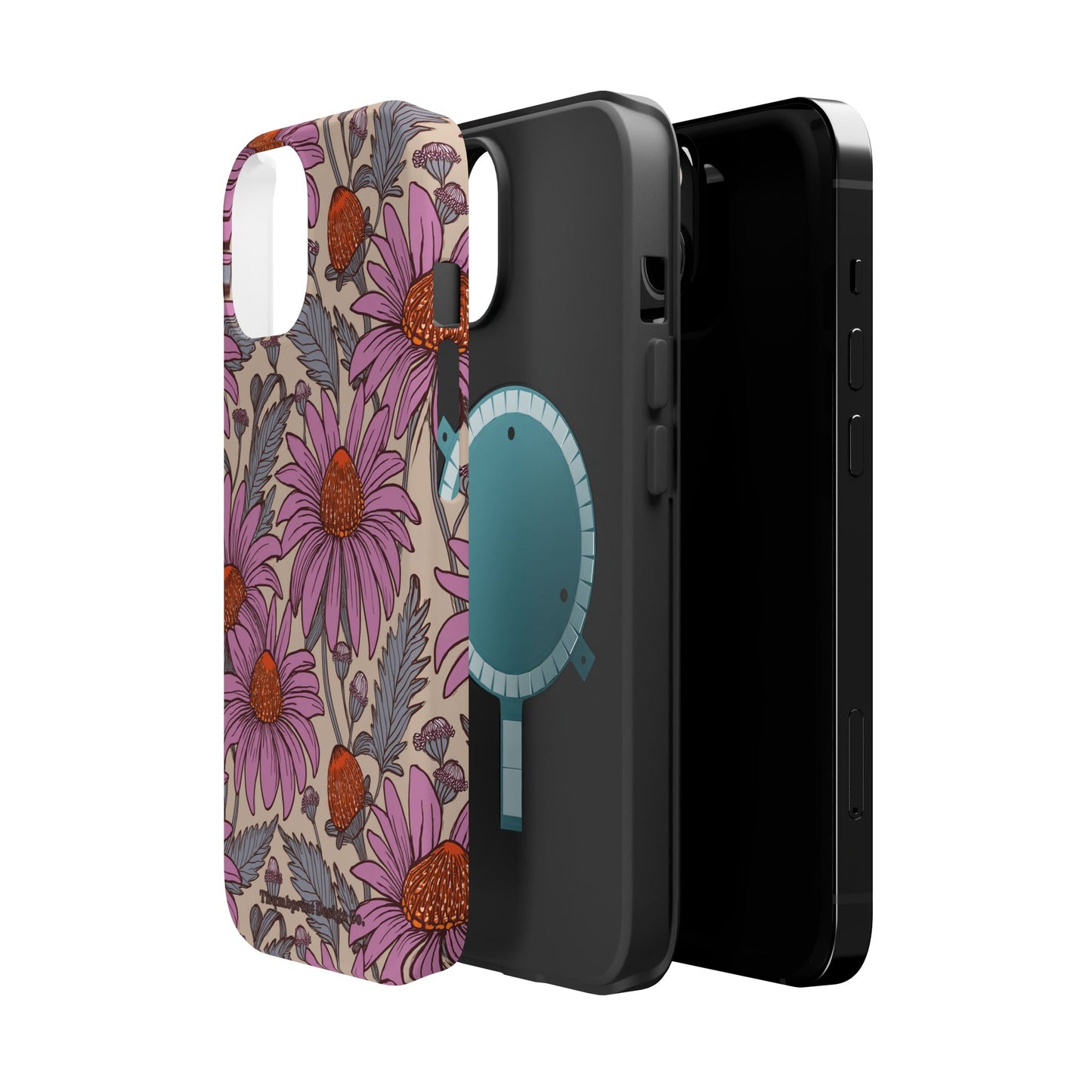 Purple Coneflower Party Magnetic Tough Cases