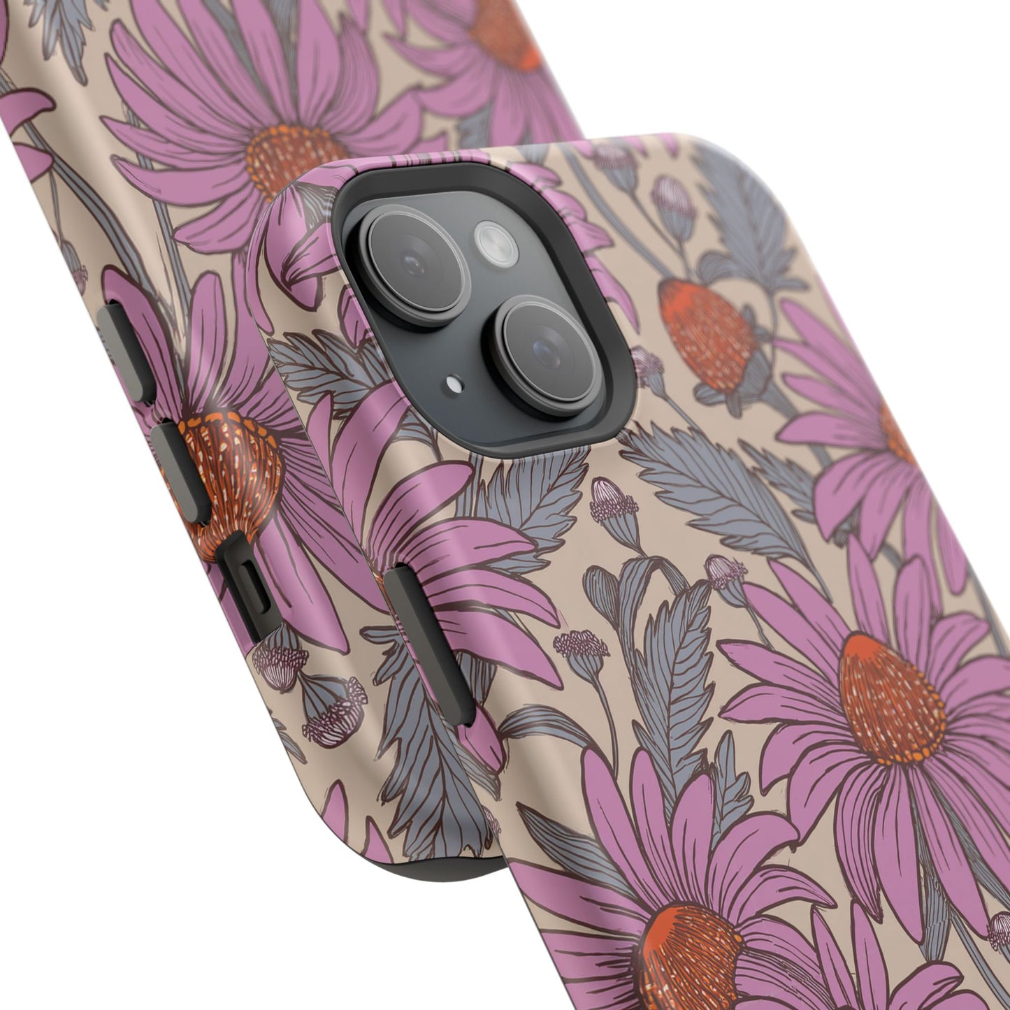 Purple Coneflower Party Magnetic Tough Cases