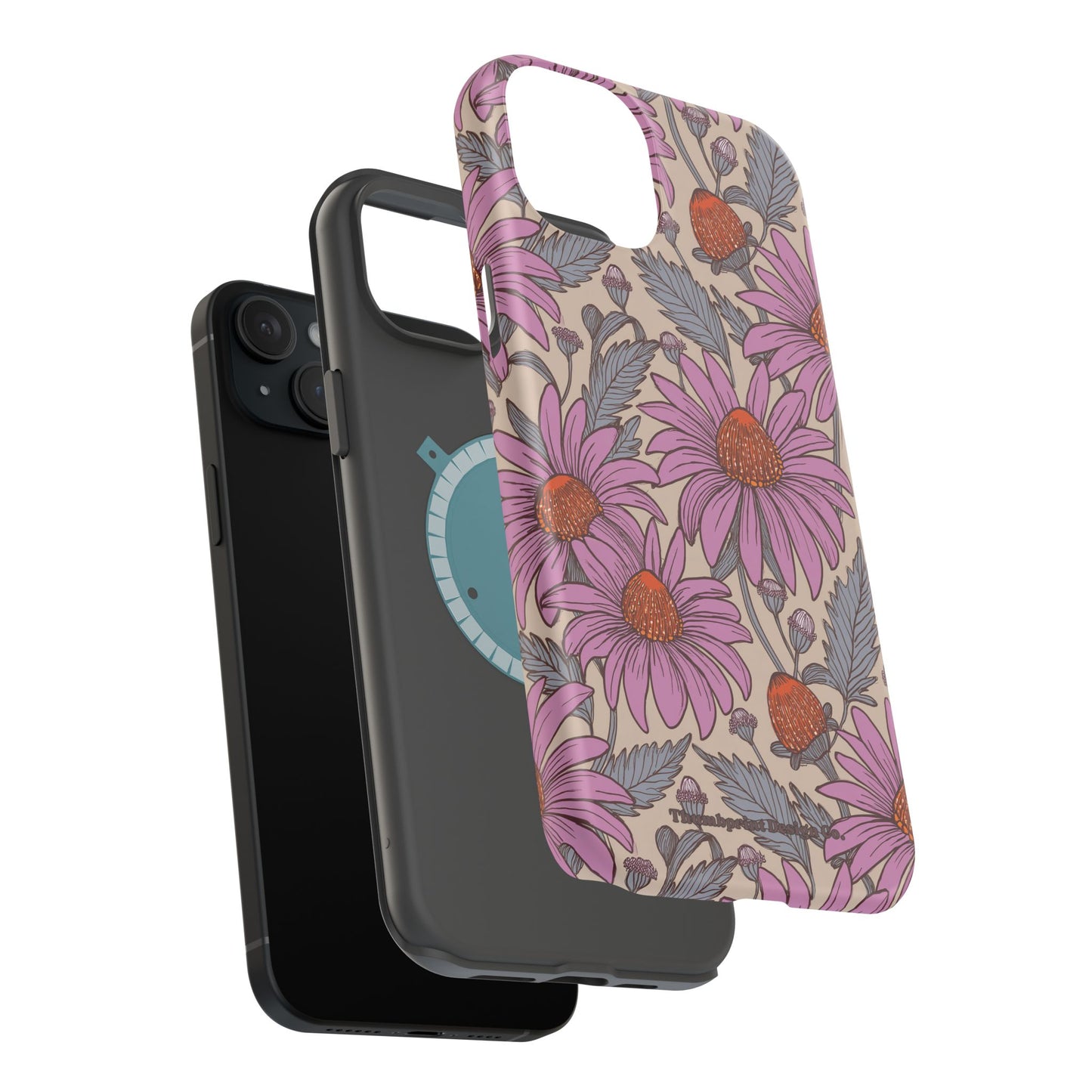Purple Coneflower Party Magnetic Tough Cases