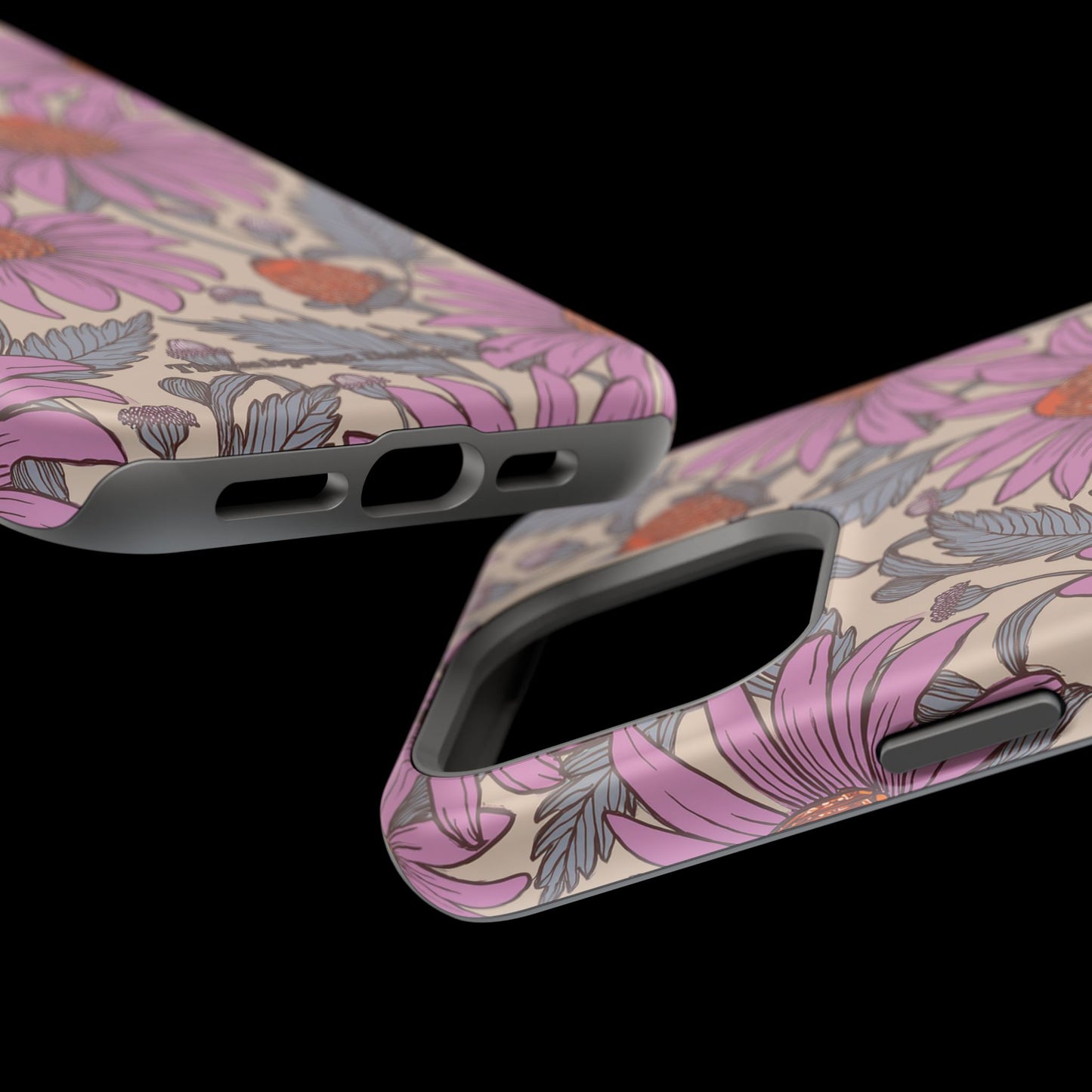 Purple Coneflower Party Magnetic Tough Cases