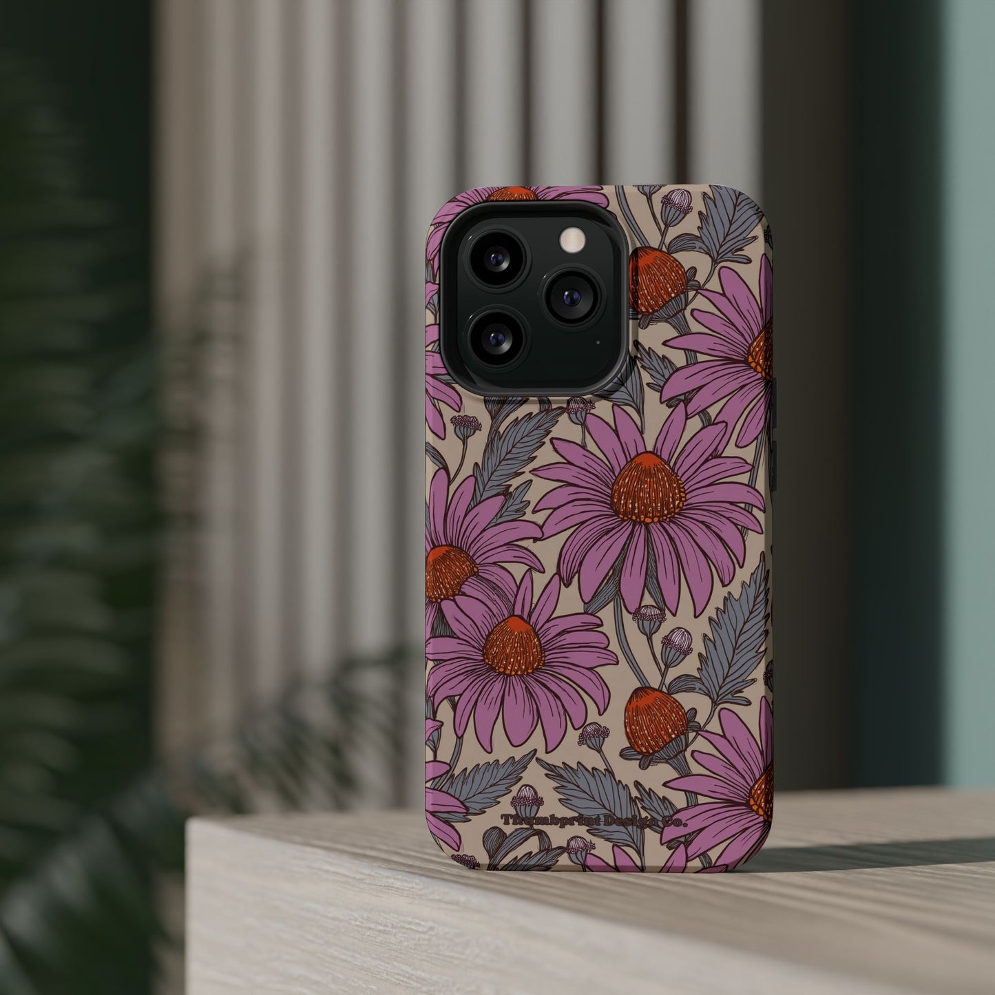 Purple Coneflower Party Magnetic Tough Cases