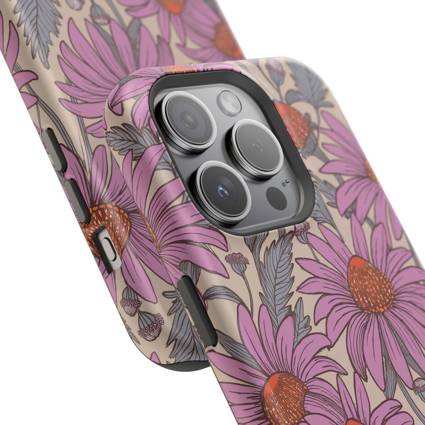 Purple Coneflower Party Magnetic Tough Cases