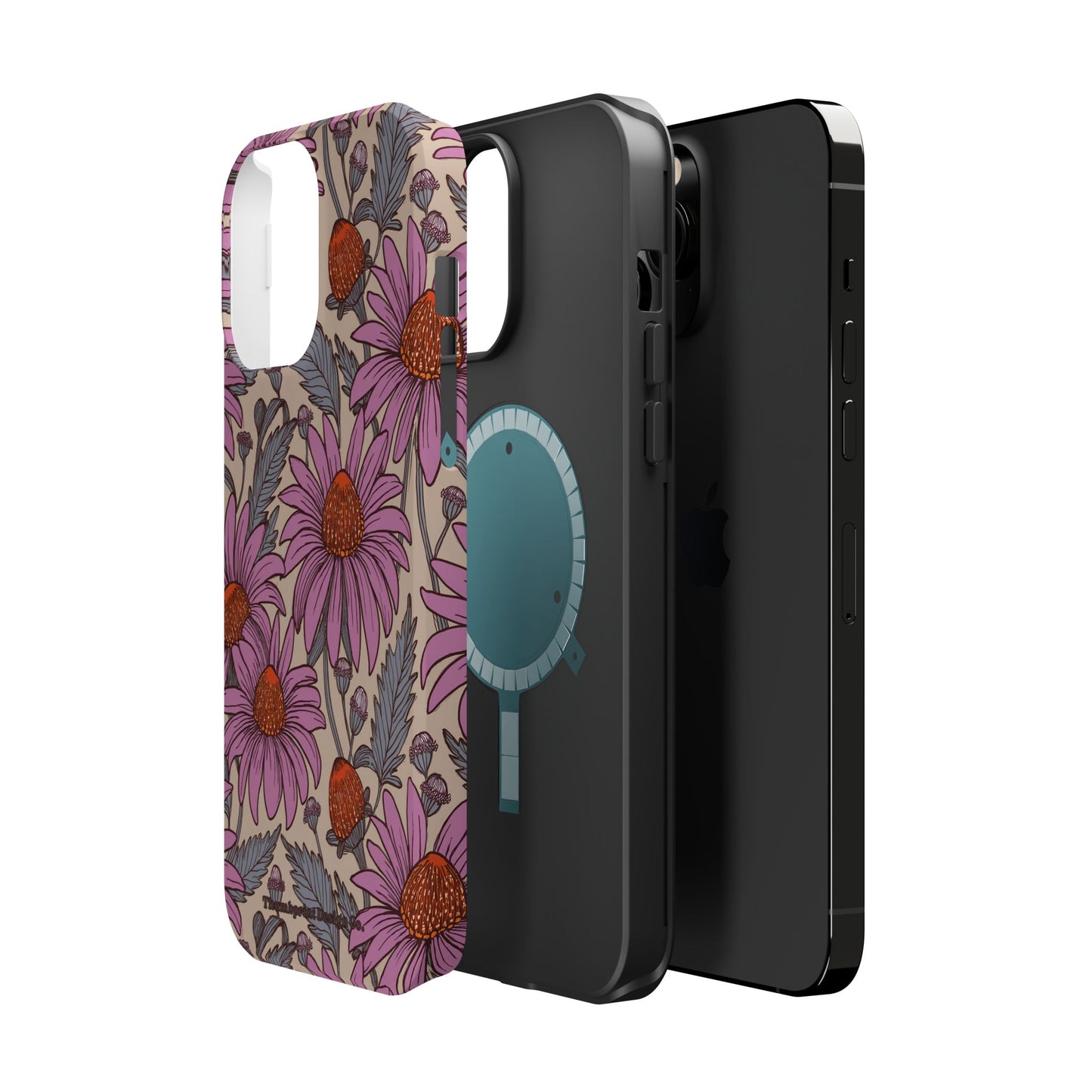 Purple Coneflower Party Magnetic Tough Cases