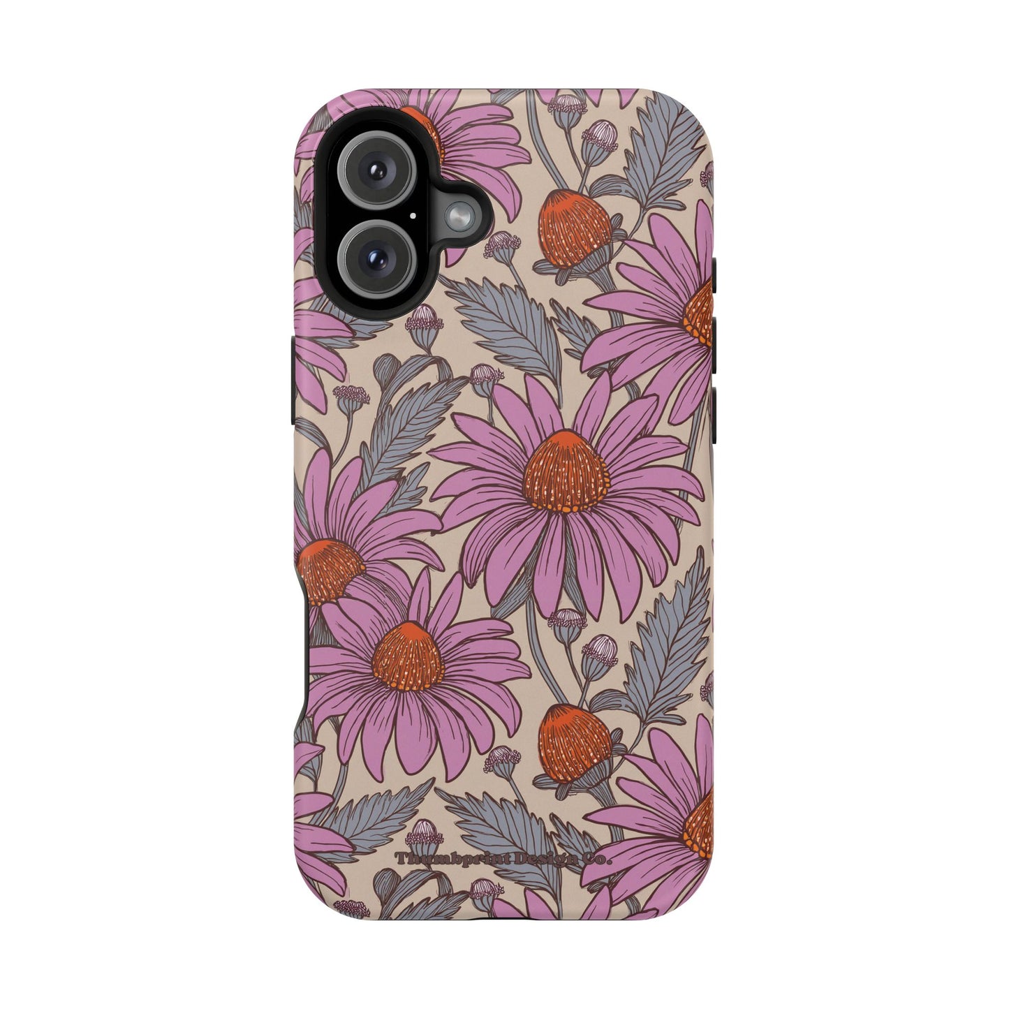 Purple Coneflower Party Magnetic Tough Cases