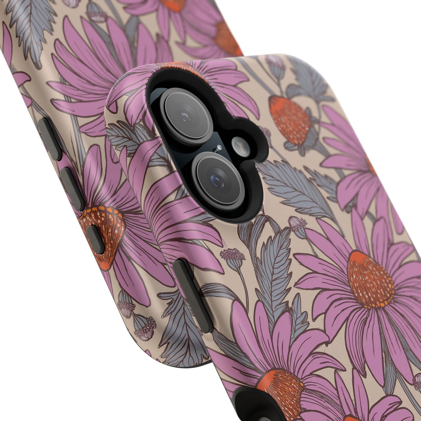 Purple Coneflower Party Magnetic Tough Cases