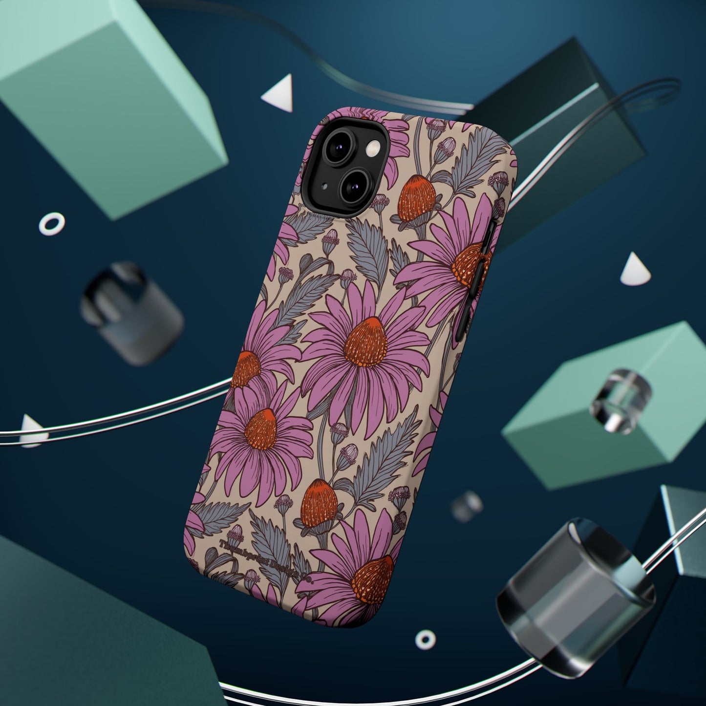 Purple Coneflower Party Magnetic Tough Cases