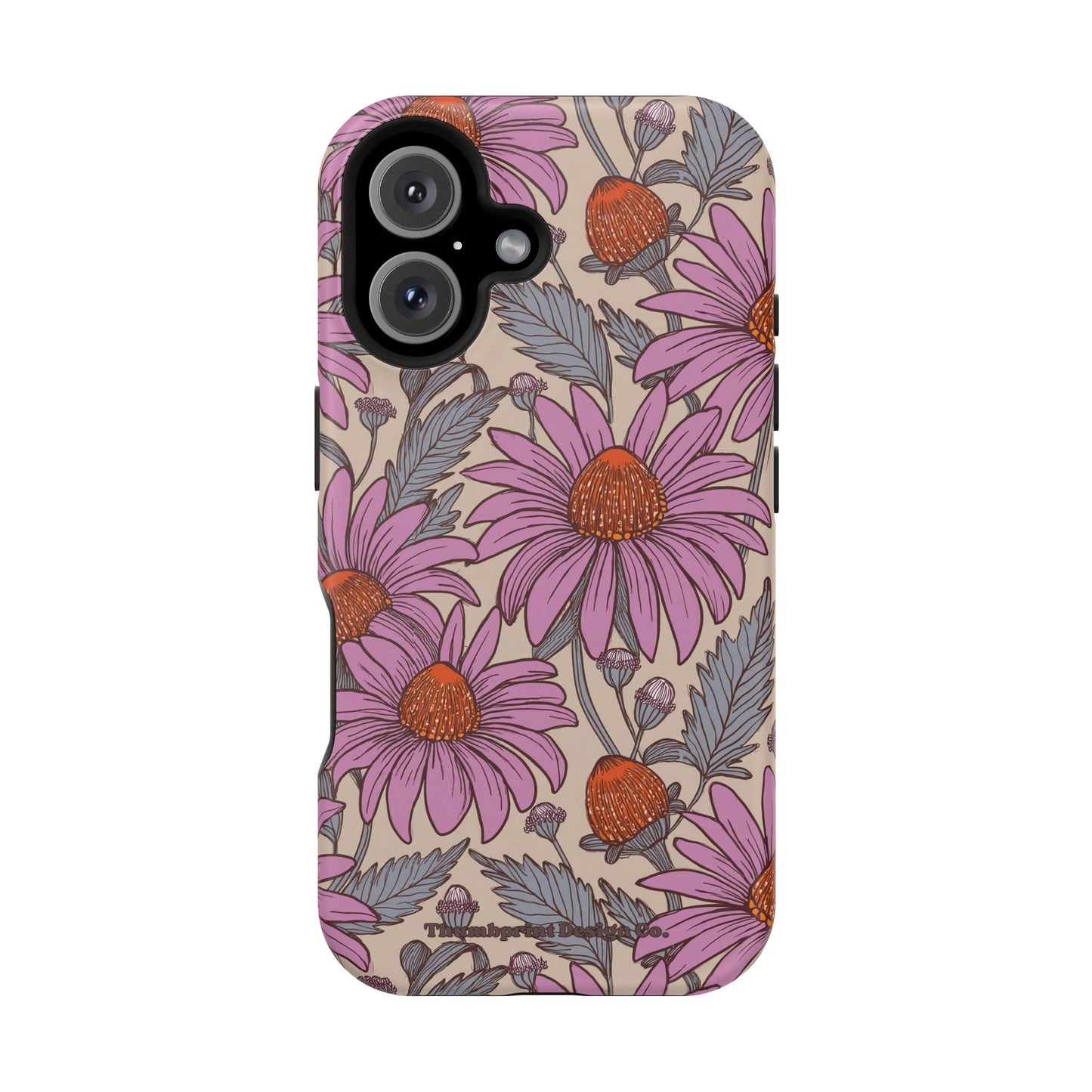 Purple Coneflower Party Magnetic Tough Cases