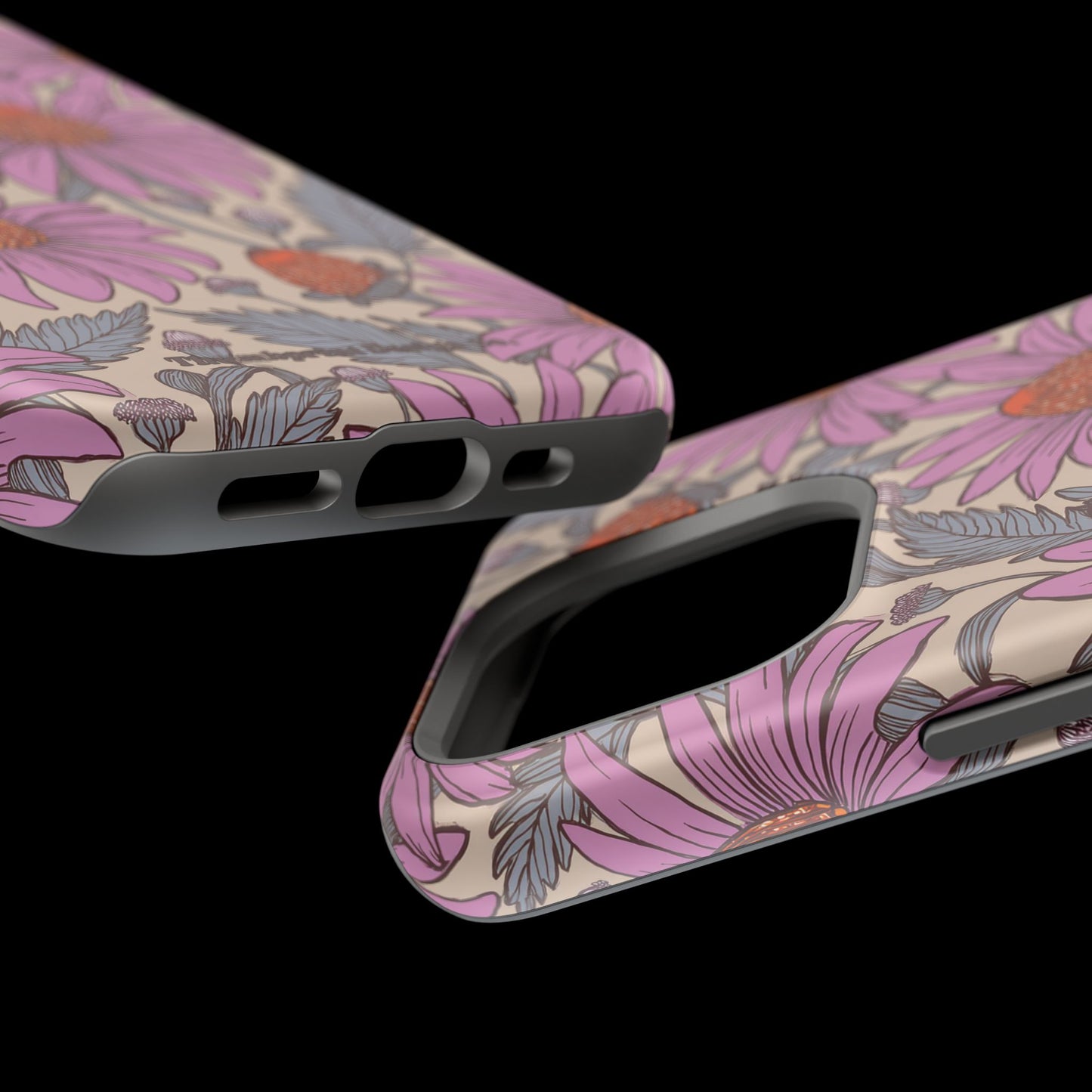 Purple Coneflower Party Magnetic Tough Cases