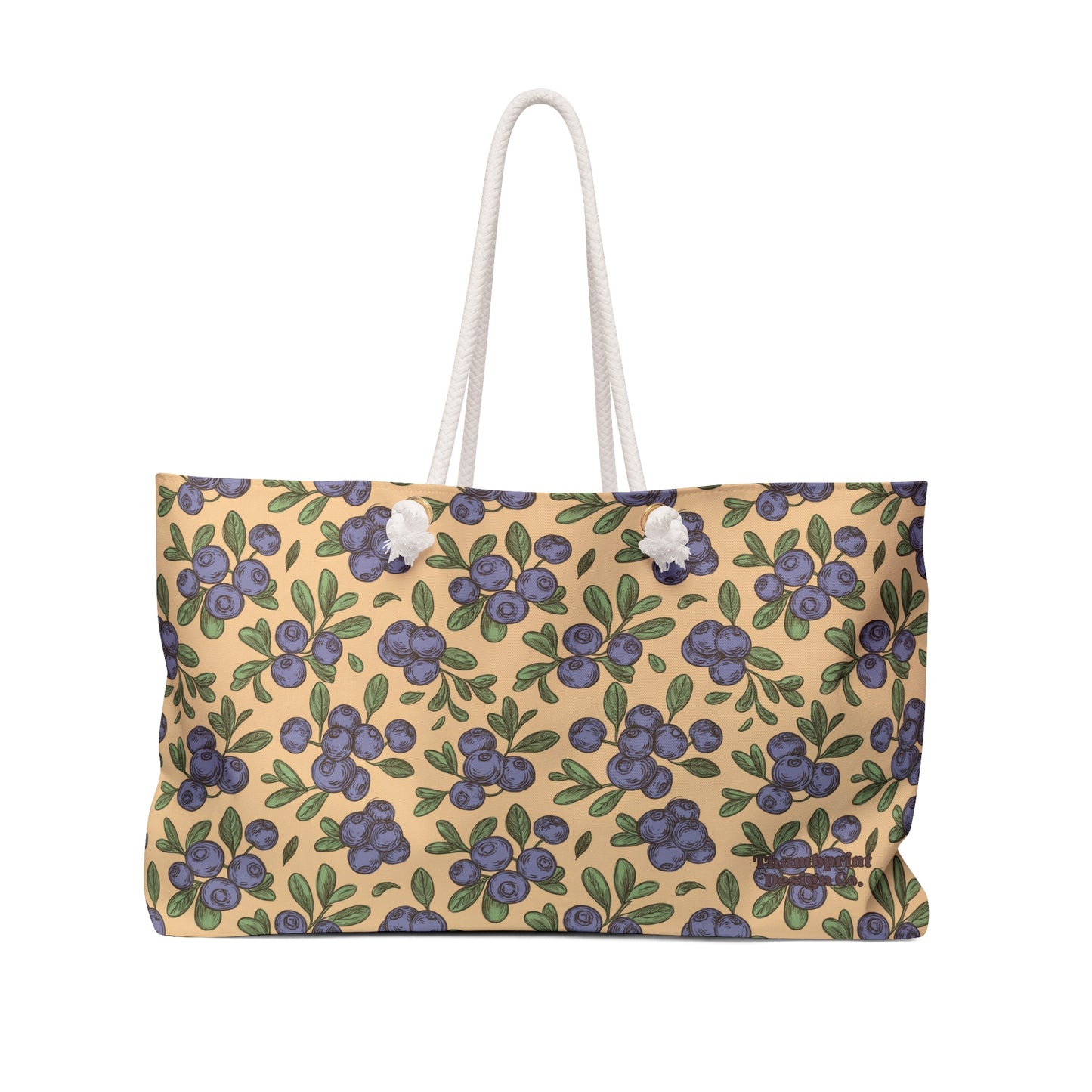 Michigan Blueberry Weekender Bag