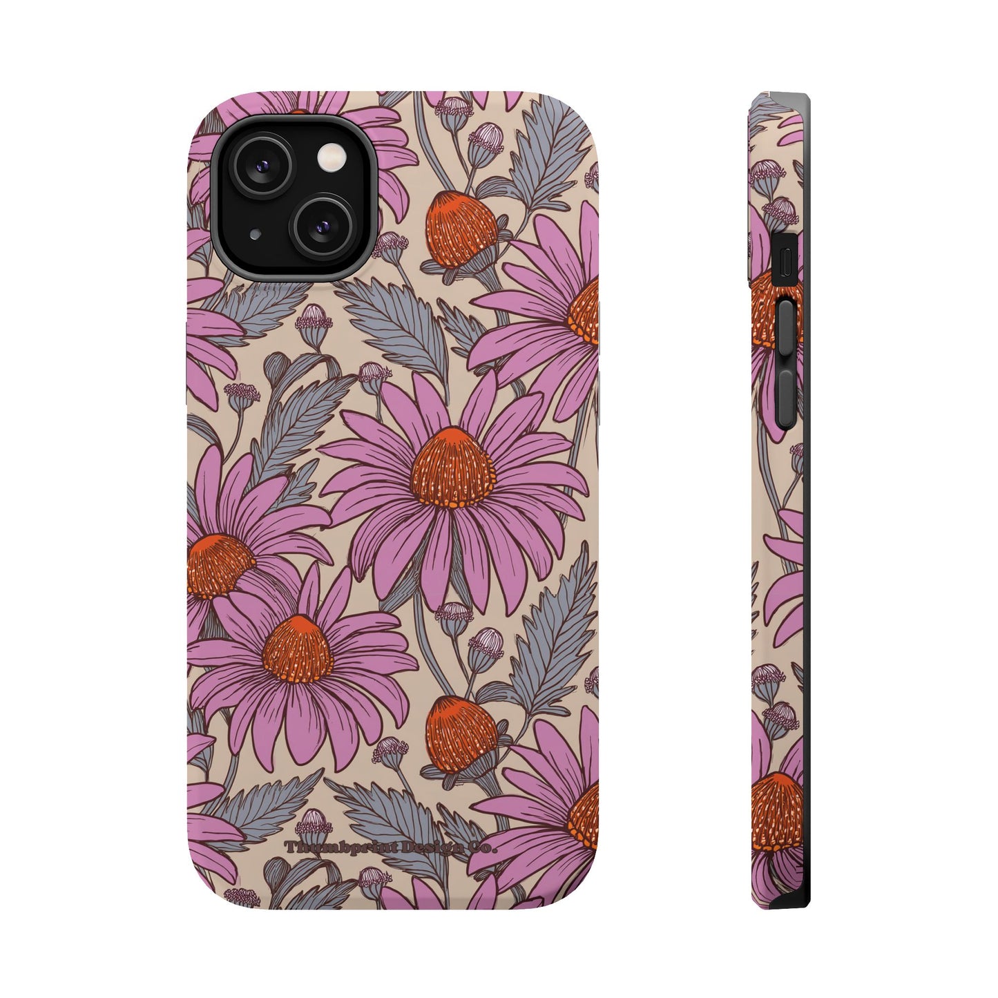 Purple Coneflower Party Magnetic Tough Cases