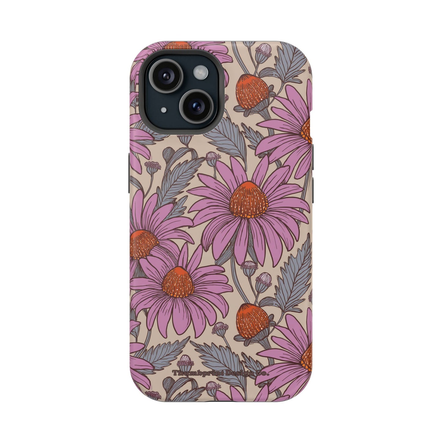 Purple Coneflower Party Magnetic Tough Cases