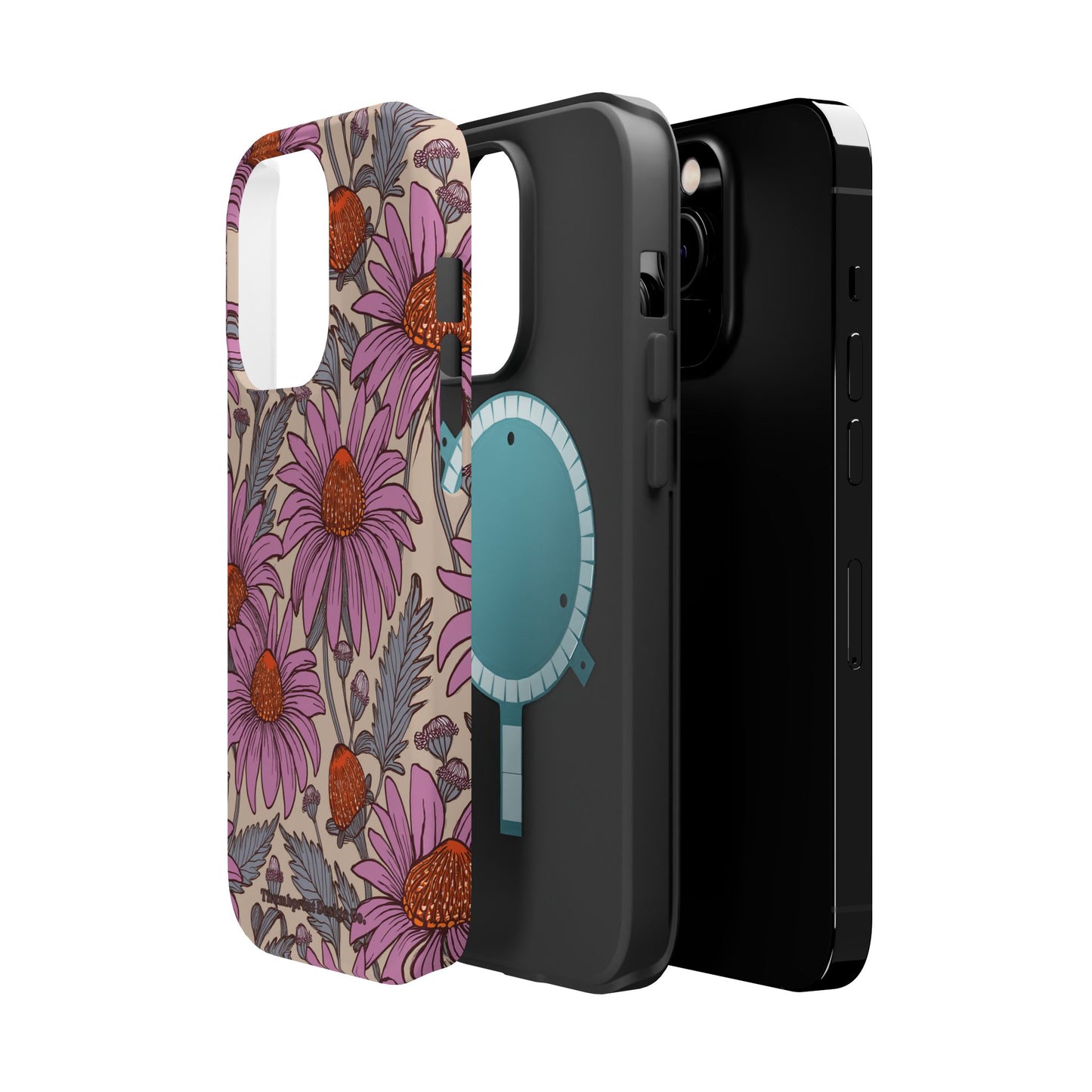 Purple Coneflower Party Magnetic Tough Cases