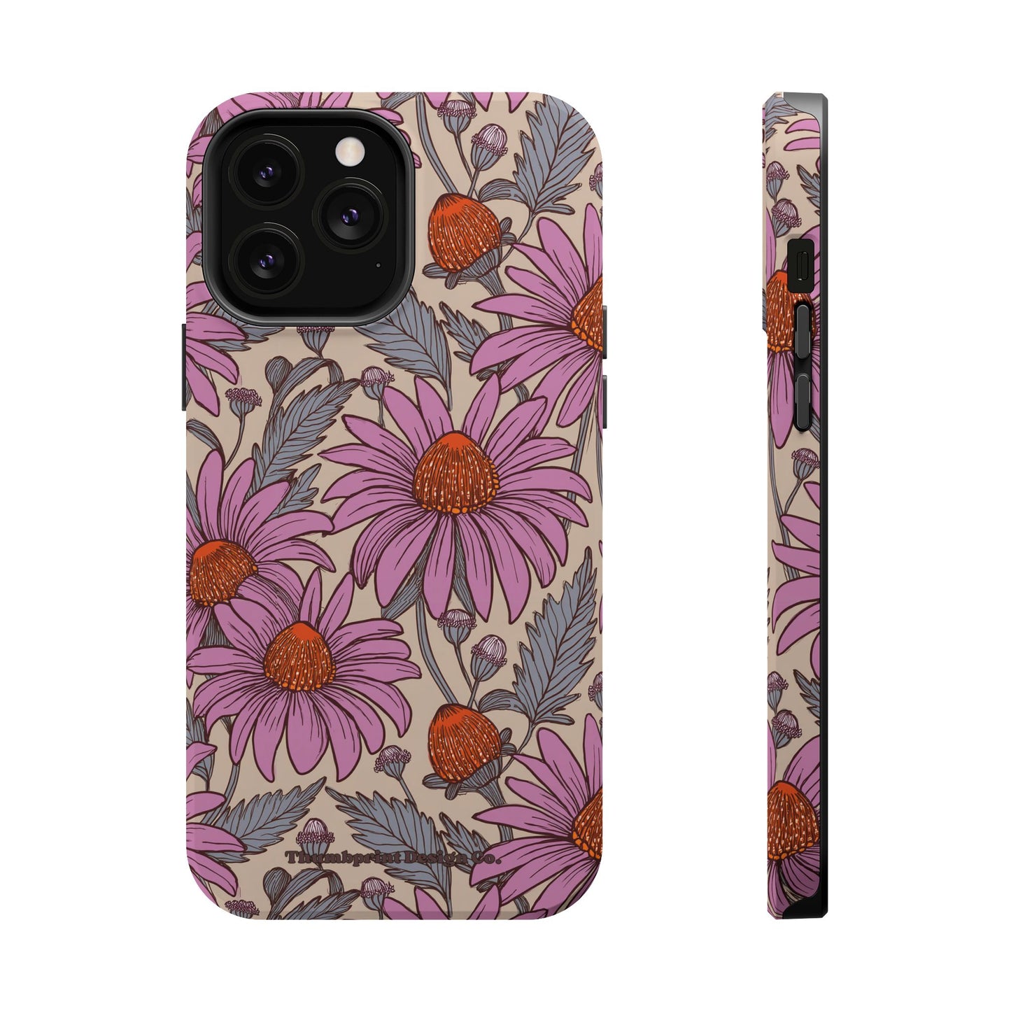 Purple Coneflower Party Magnetic Tough Cases