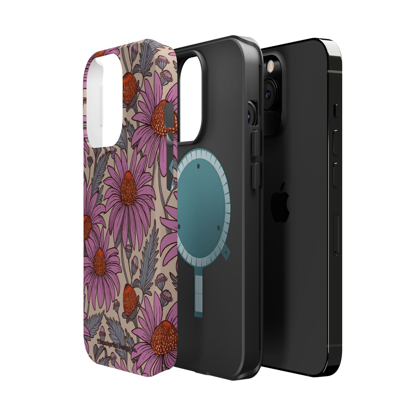 Purple Coneflower Party Magnetic Tough Cases