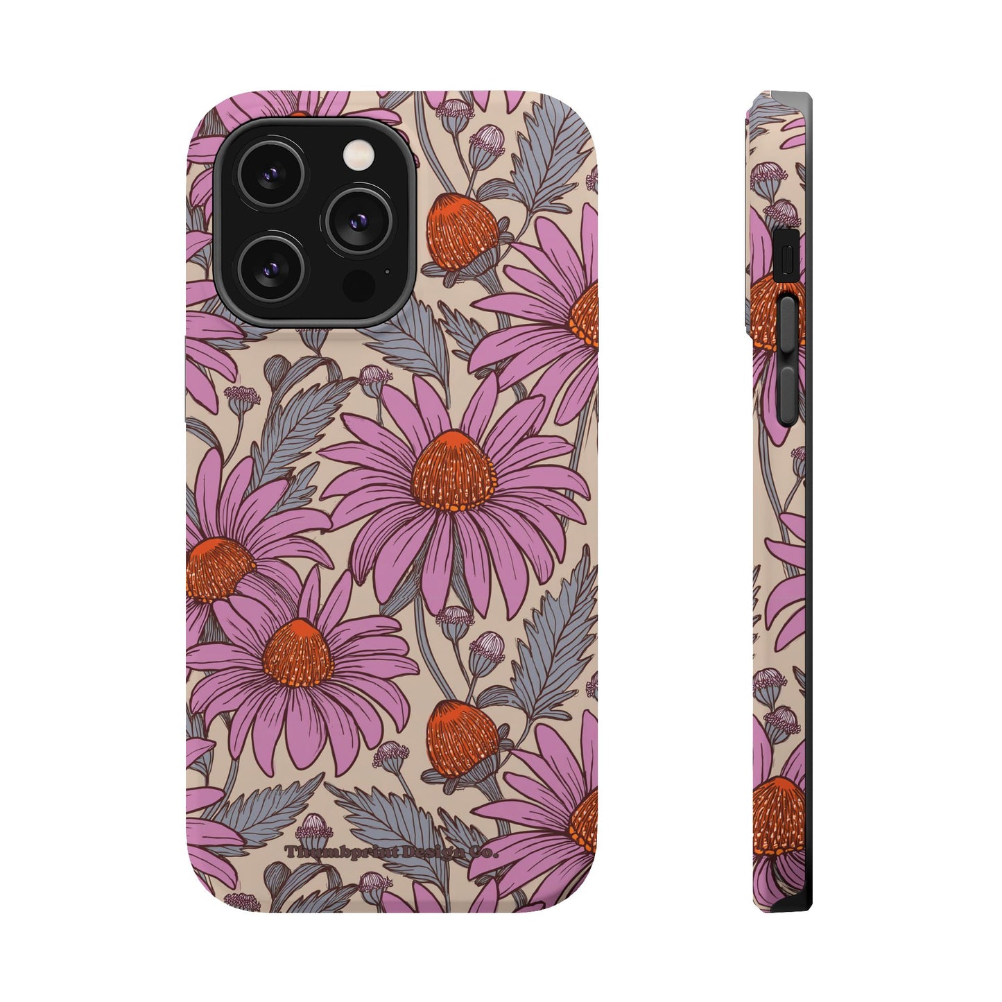 Purple Coneflower Party Magnetic Tough Cases