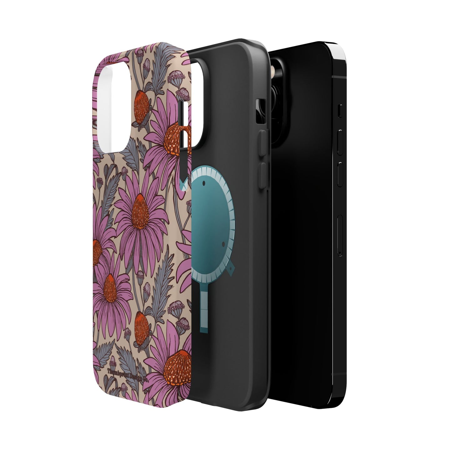 Purple Coneflower Party Magnetic Tough Cases