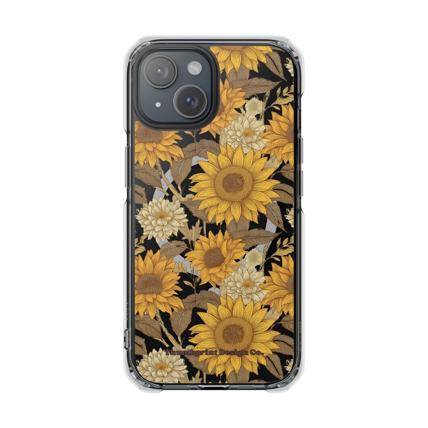 Sunflower Soiree Magnetic Clear Impact Cases