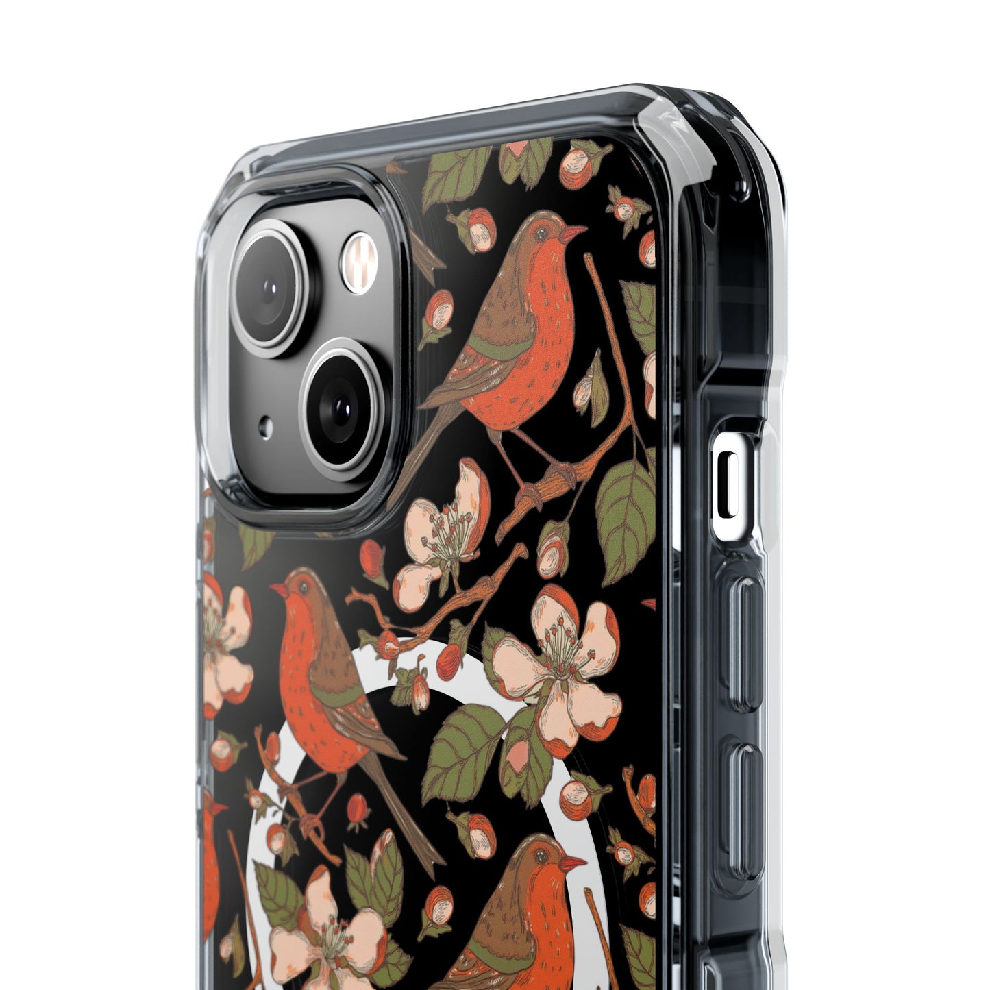 Floral Flight Magnetic Clear Impact Cases