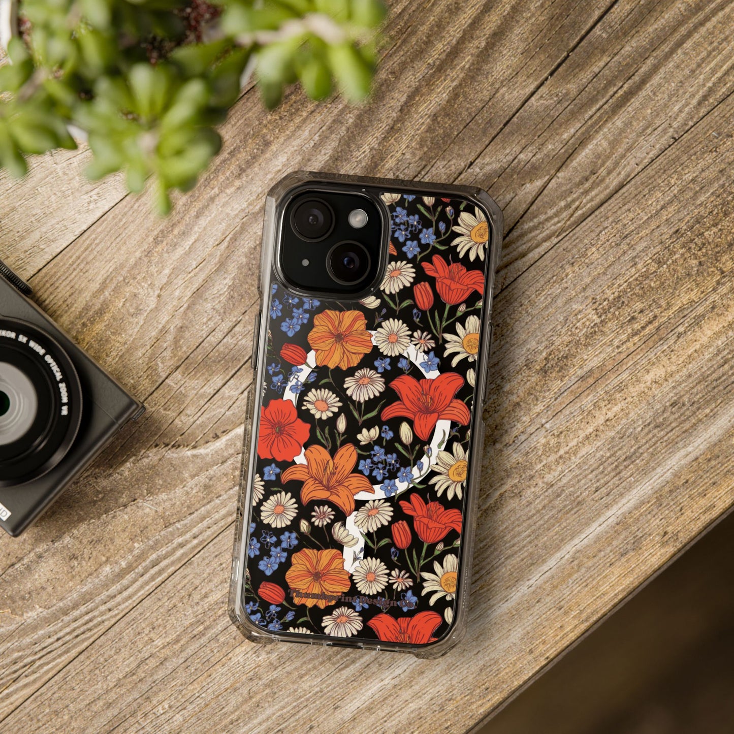 M25 Wildflowers Magnetic Clear Impact Cases