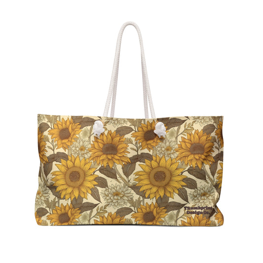 Sunflower Soiree Weekender Bag