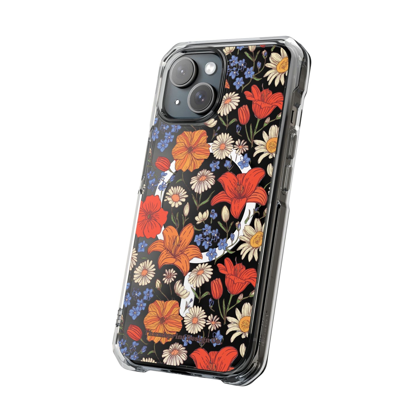 M25 Wildflowers Magnetic Clear Impact Cases