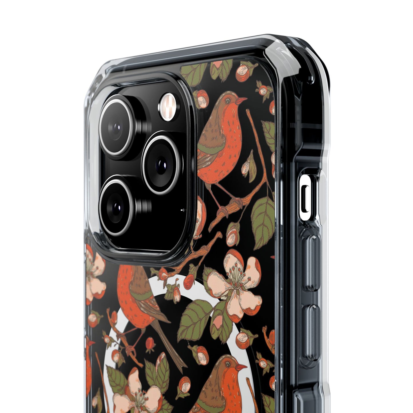 Floral Flight Magnetic Clear Impact Cases