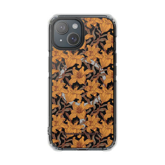 Day Lily Dream Magnetic Clear Impact Cases