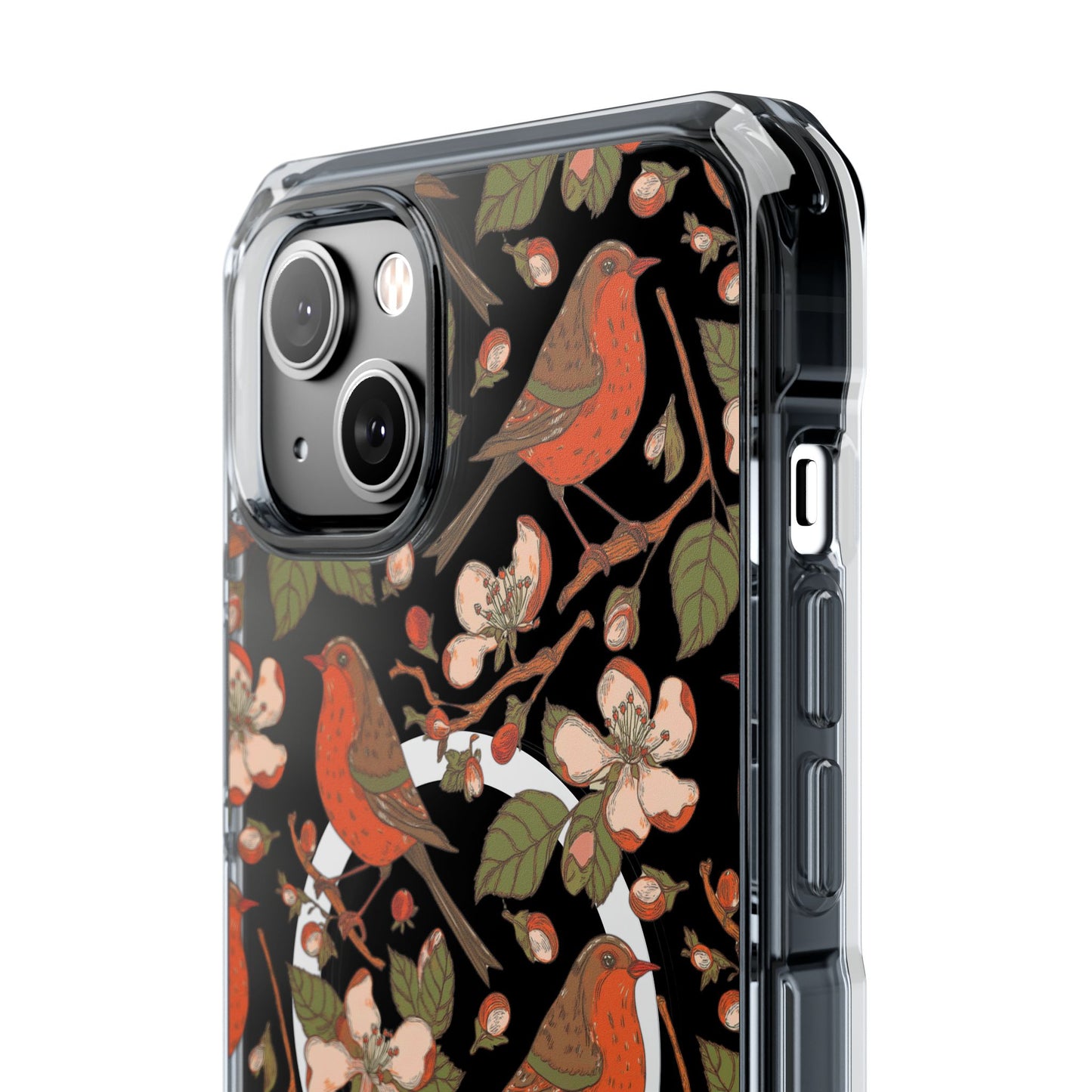 Floral Flight Magnetic Clear Impact Cases