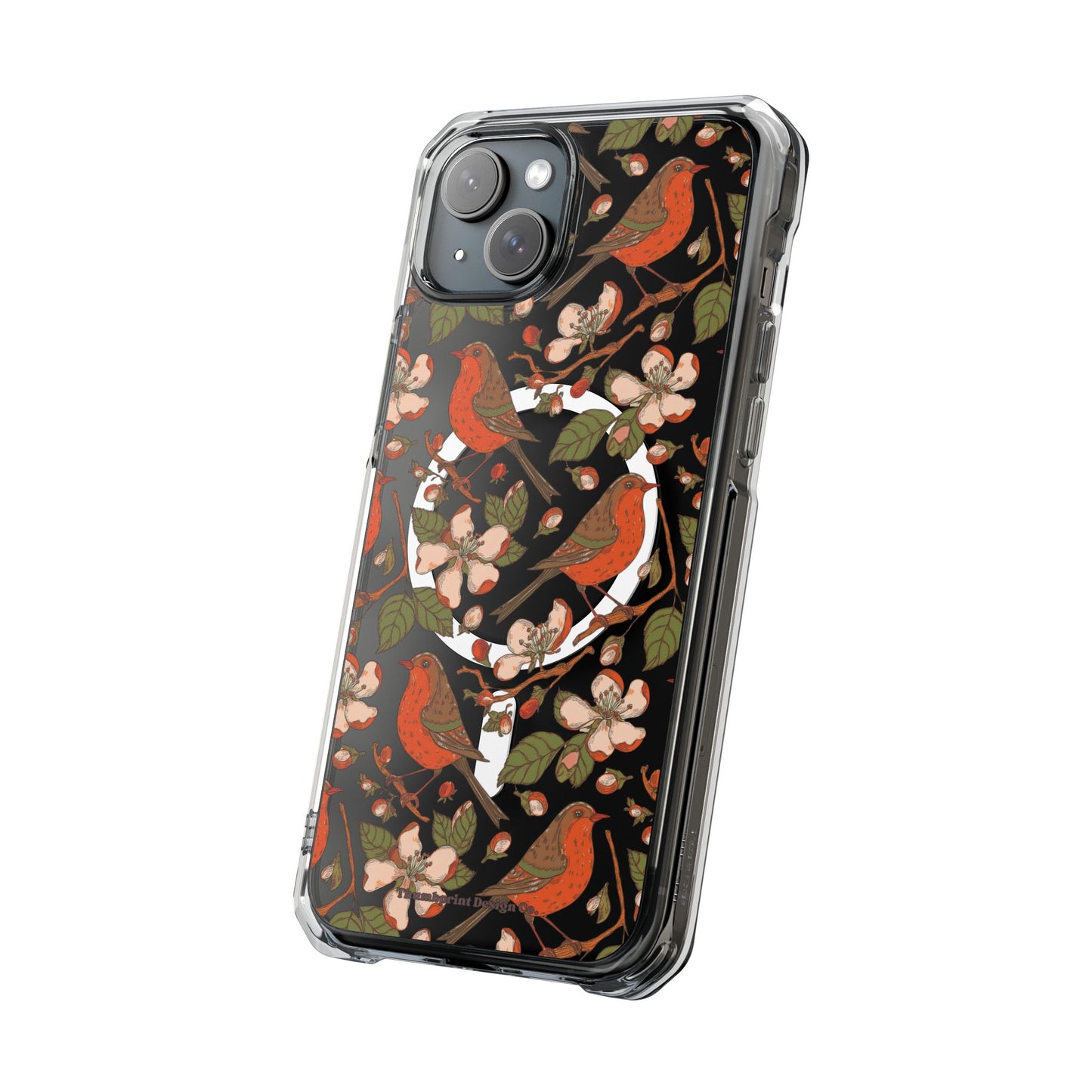 Floral Flight Magnetic Clear Impact Cases