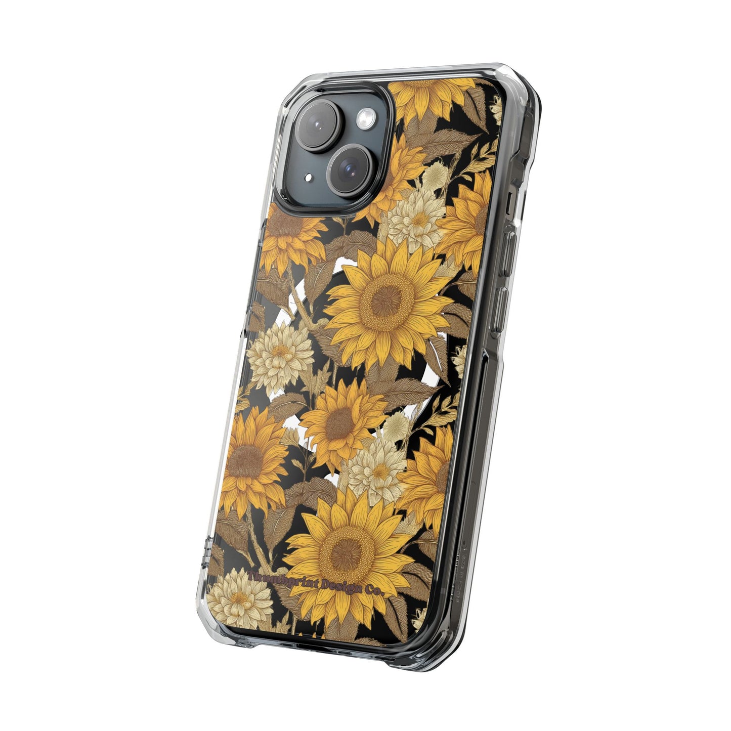 Sunflower Soiree Magnetic Clear Impact Cases