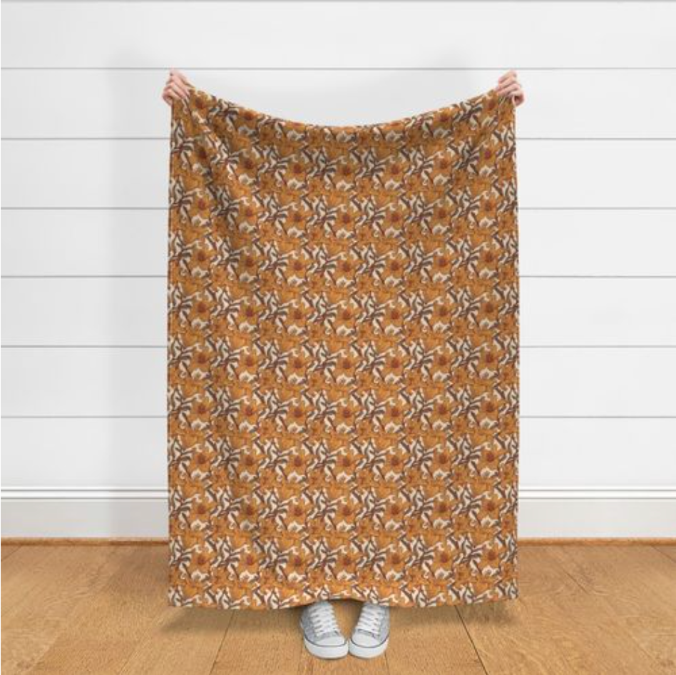 Day Lily Dream Oversized Blanket