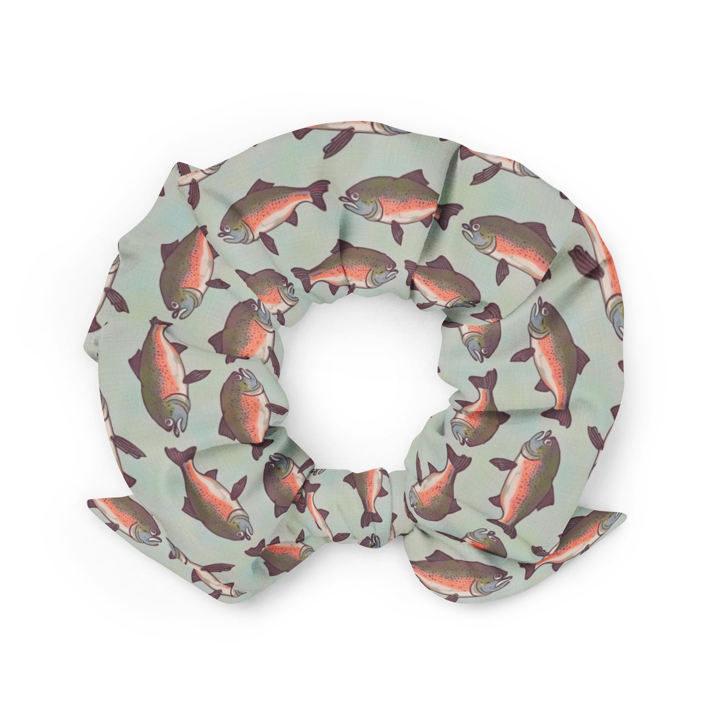 Trout Couture Recycled Scrunchie