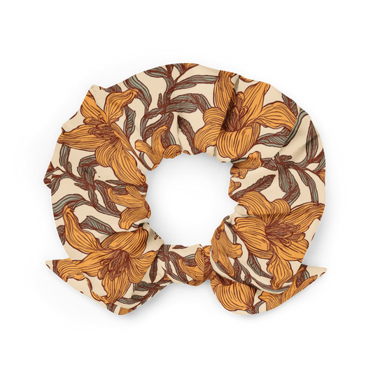 Day Liliy Dream Recycled Scrunchie